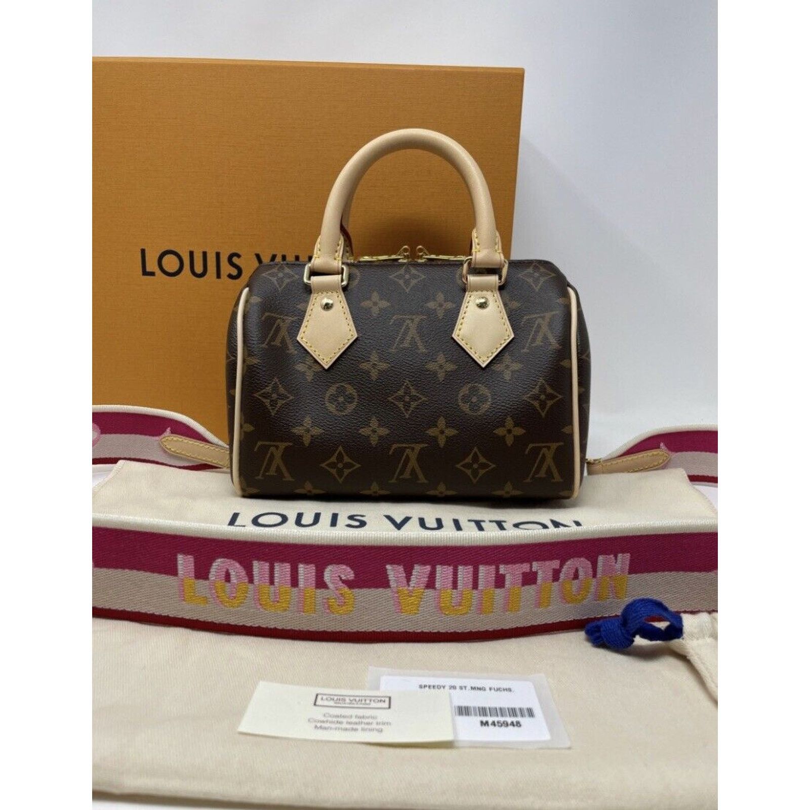 Louis Vuitton Louis Vuitton Speedy Bandouliere 20 Crossbody Fuchsia Size ONE SIZE - 3 Thumbnail