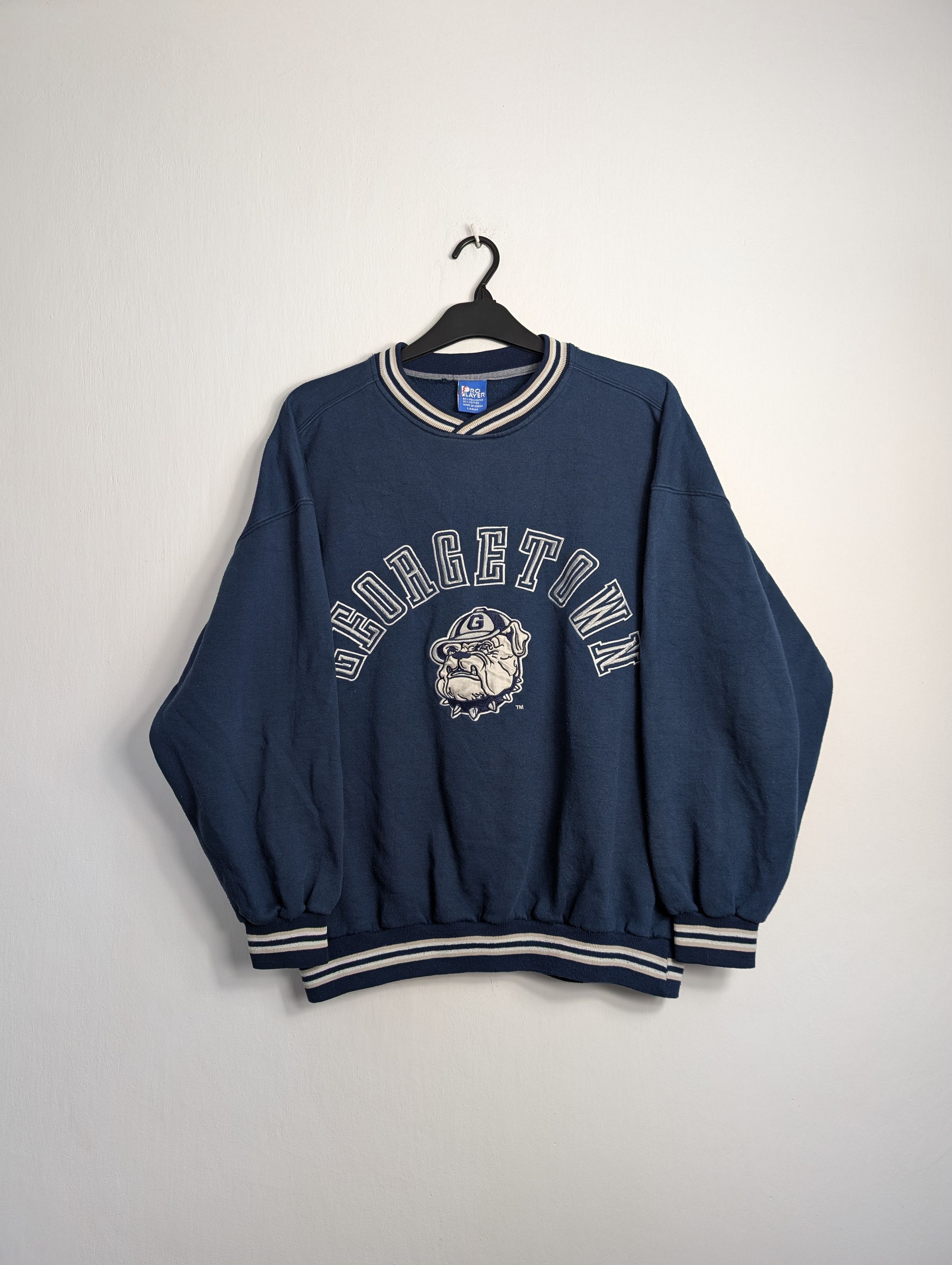 Pro Player Vintage Georgetown Hoyas Pro Player Sweatshirt NCAA Size US L / EU 52-54 / 3 - 1 Thumbnail