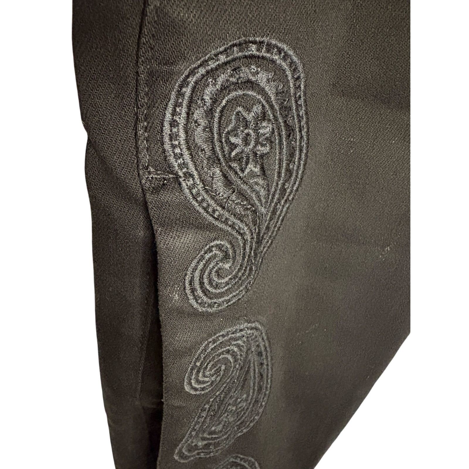 Other THRT Black Paisley Embroidered Skinny Jeans NWT, SZ 30 Size US 30 / EU 46 - 5 Thumbnail