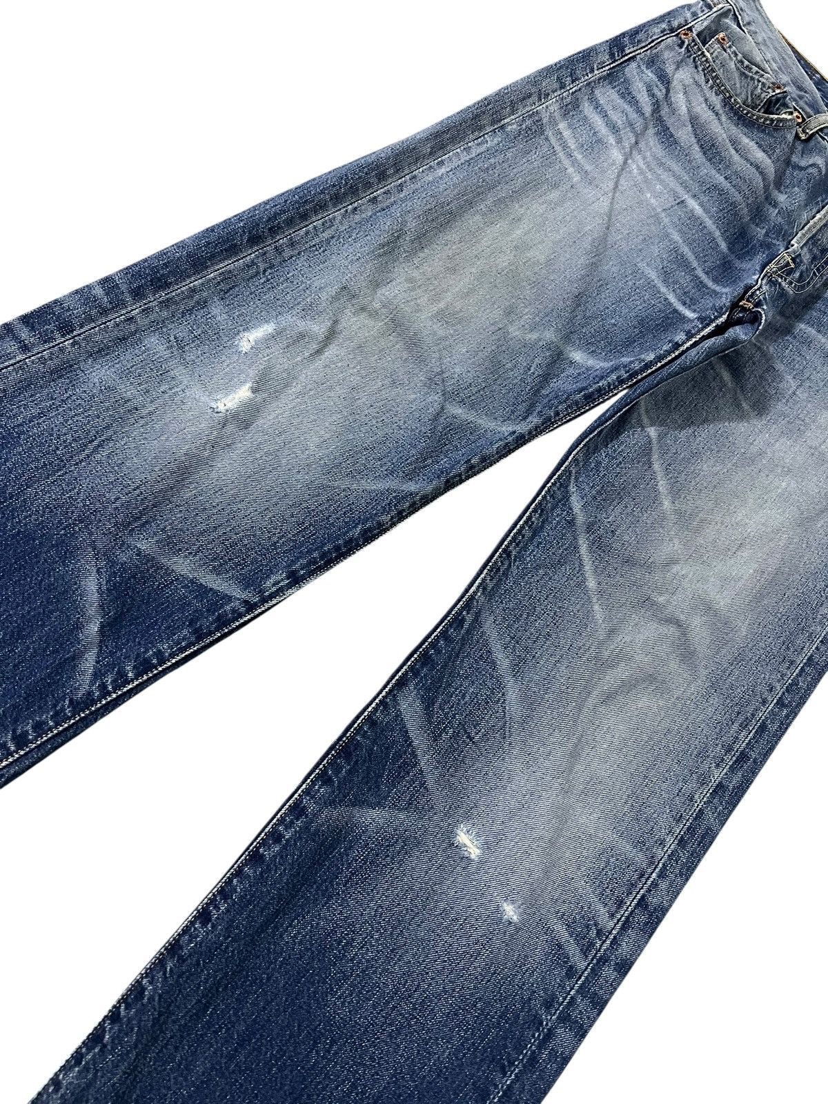 Levi's Vintage Levis 501 1966 Special Edition Distress Jean Size US 30 / EU 46 - 4 Thumbnail