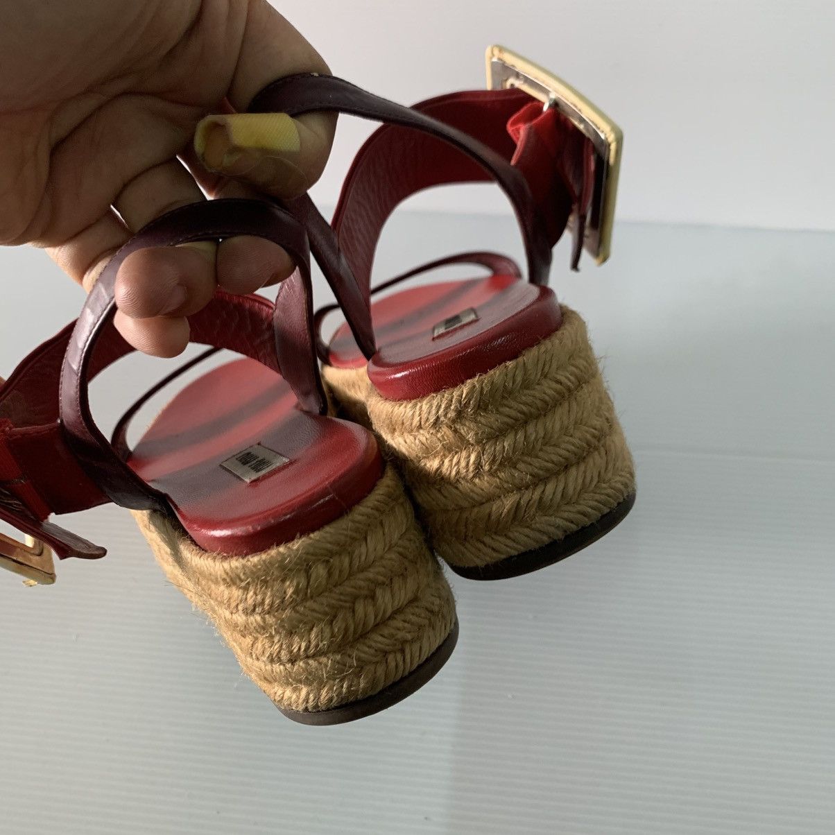Miu Miu Miu Miu Sandals Shoes Size US 5.5 / IT 35.5 - 7 Thumbnail