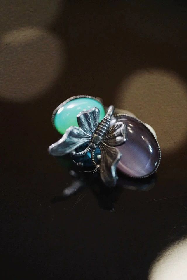 Other Philippe Ferrandis Jaeger Vintage Cat Butterfly Clip-On Size ONE SIZE - 6 Thumbnail