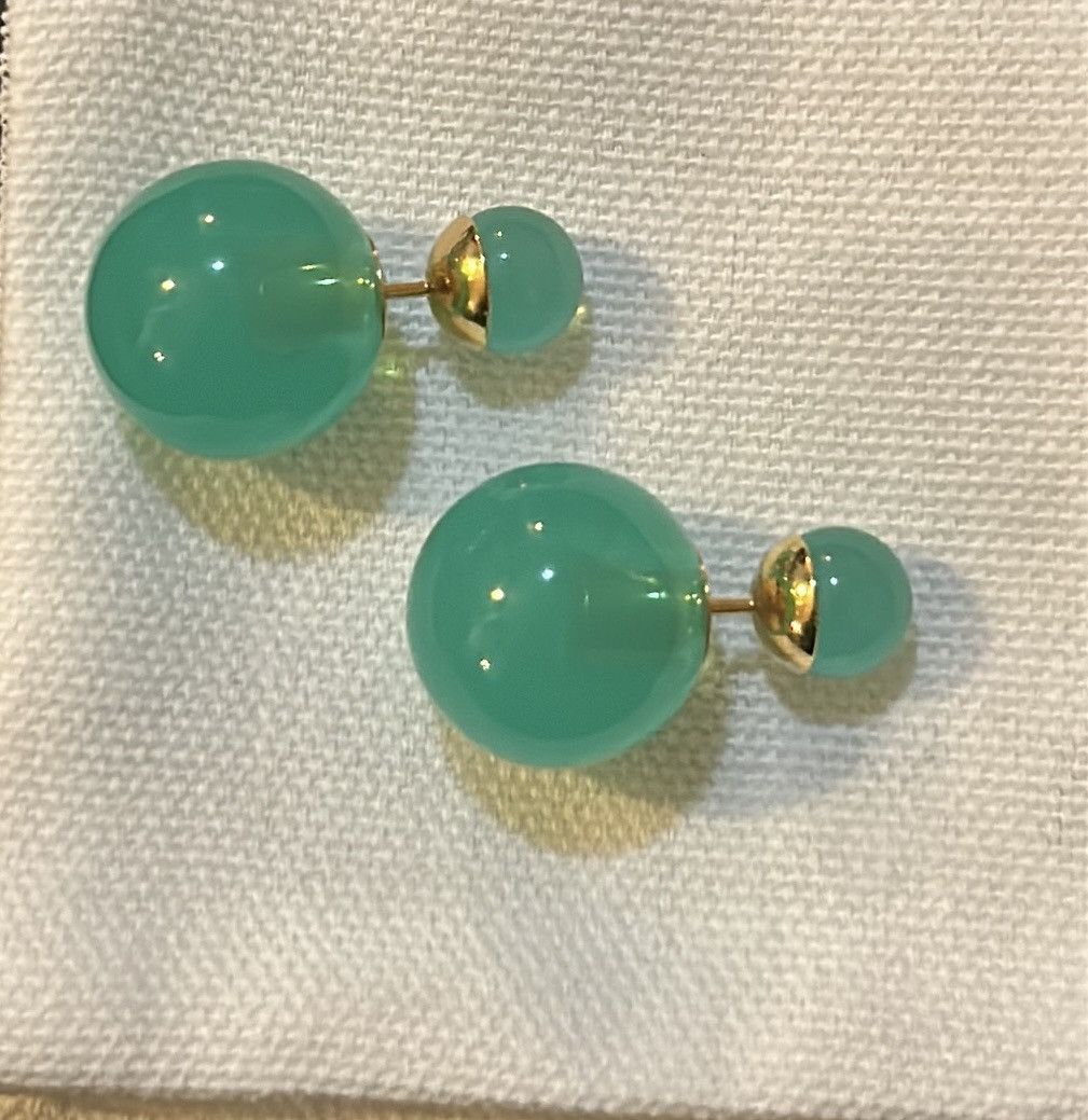 Dior Dior DIORIVIERA DIOR TRIBALES EARRING Aquamarina Resin Pearl Size ONE SIZE - 5 Thumbnail