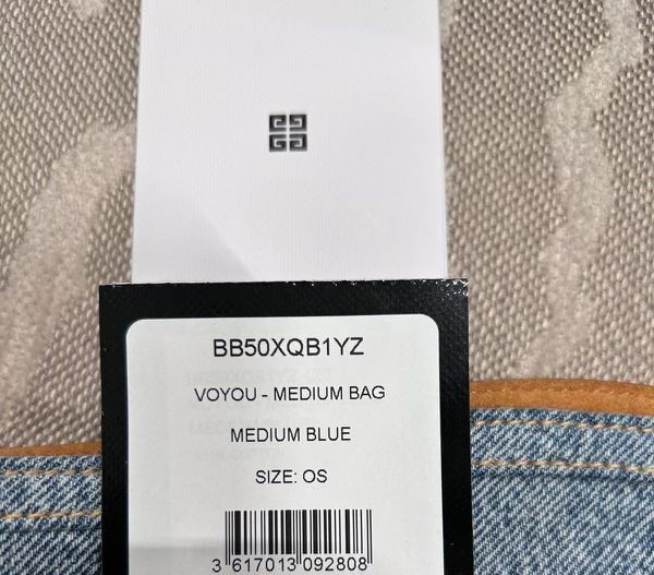 Givenchy oc11z0725 Size: OS / Voyou Medium Bag in Medium Blue Size ONE SIZE - 4 Thumbnail