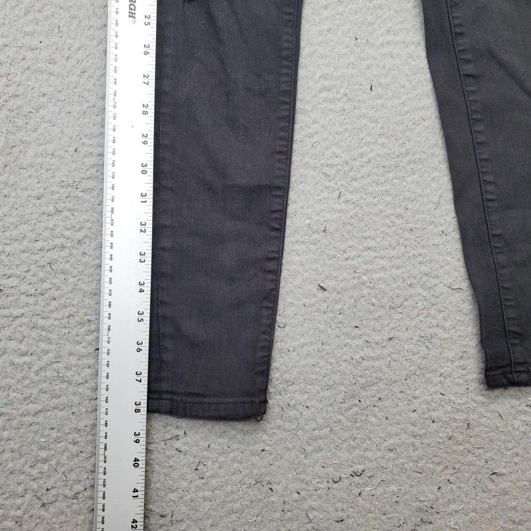 American Eagle Outfitters American Eagle Outfitters Jeans Women's 0 Black Denim Level Stretch Button Fly Jeans Size 25" / US 0 / IT 36 - 3 Thumbnail