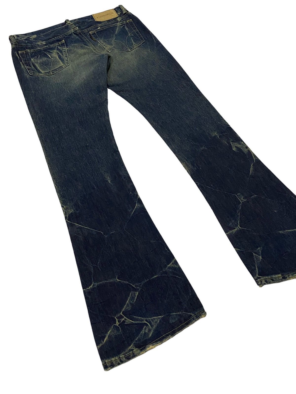 Hysteric Glamour Hysteric Glamour Flared Distressed Denim Pants Size 31" - 23 Thumbnail