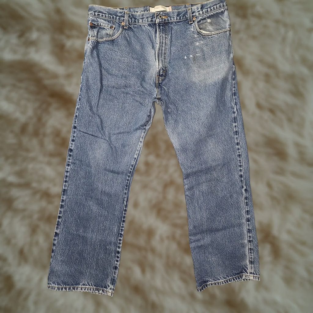 Levi's VINTAGE Levi's 517 Jeans Mens 42x30 Boot Cut Stone Blue Denim 100% Cotton Size US 42 / EU 58 - 1 Thumbnail