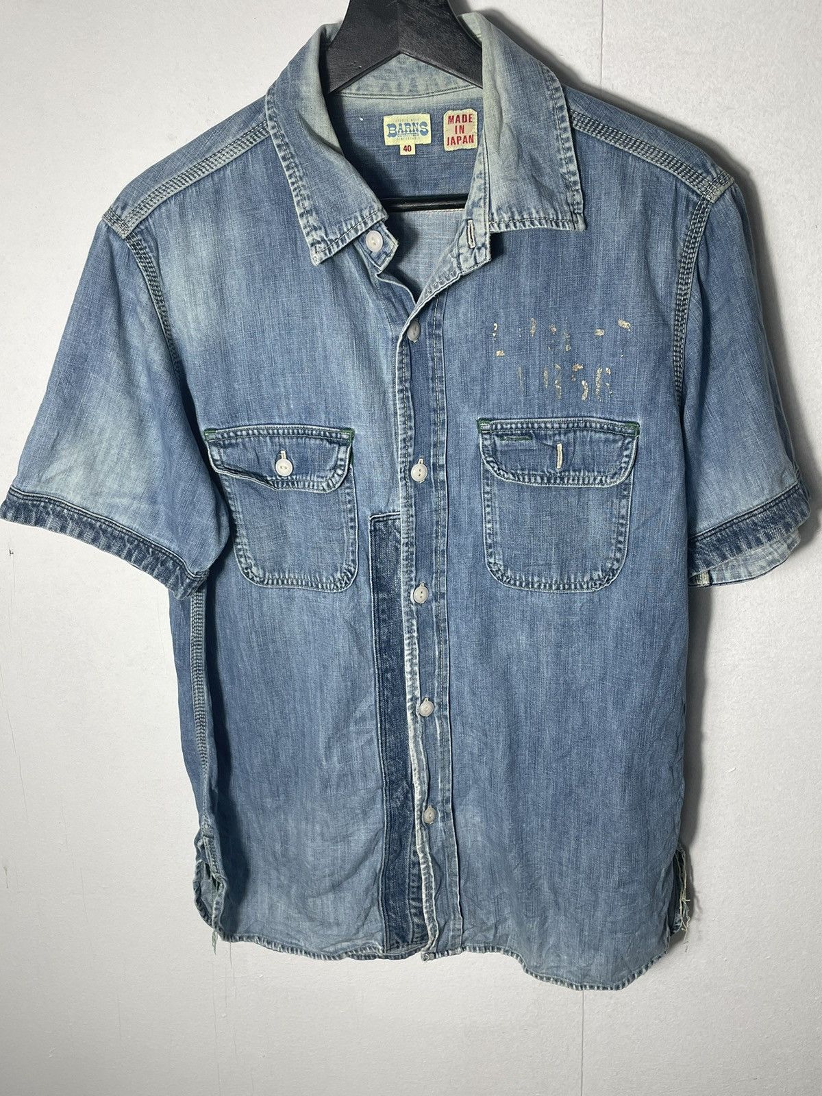 Japanese Brand × Vintage Distressed Army Look A Like Japanese Shirt Size US M / EU 48-50 / 2 - 2 Thumbnail