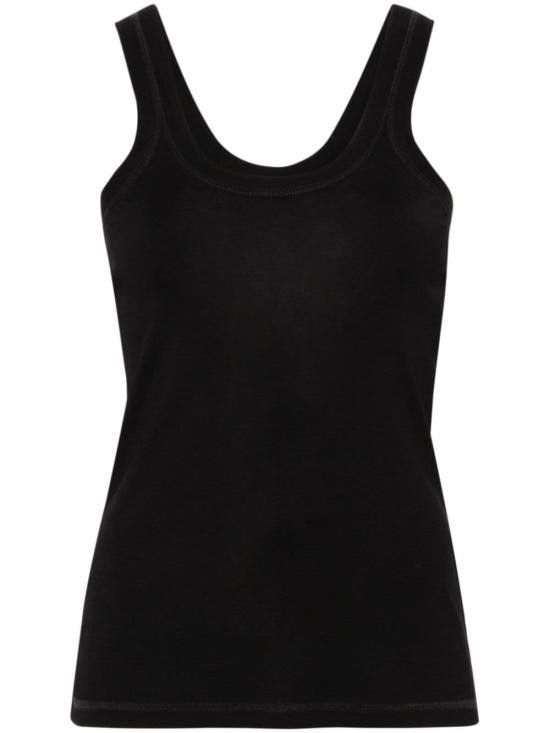 Lemaire LEMAIRE Women Tops TO1199LJ1016 BK999 BLACK Size M / US 6-8 / IT 42-44 - 1 Thumbnail