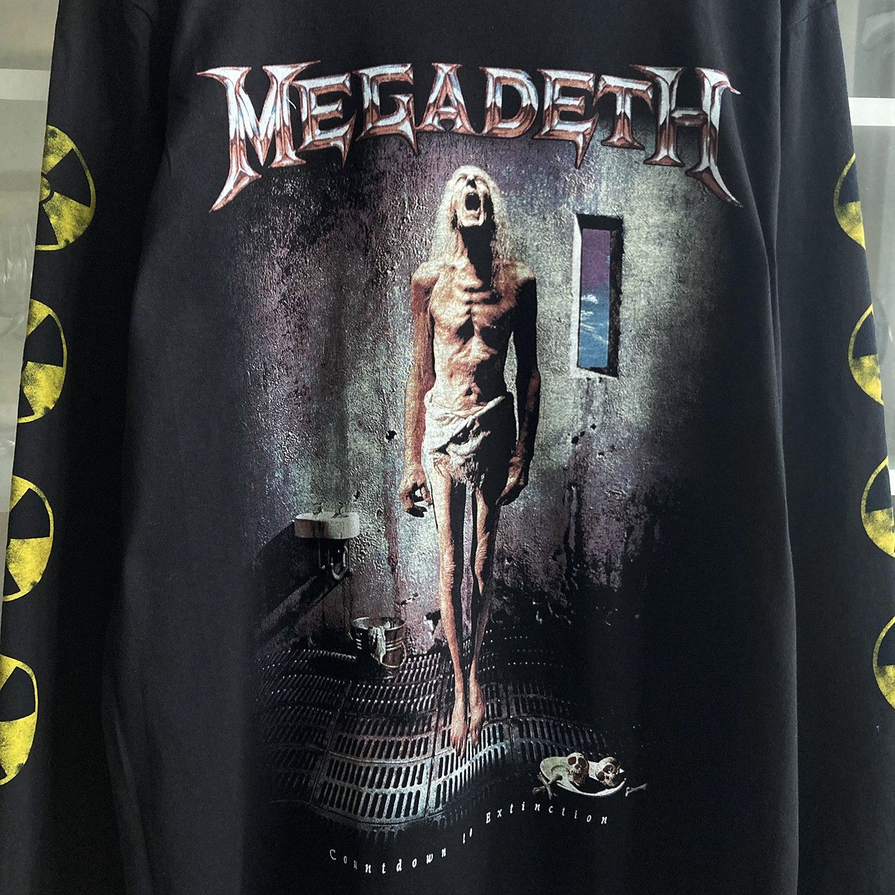 Band Tees LongSleeve Megadeth - Countdown to Extinction - mteal band Size US L / EU 52-54 / 3 - 4 Thumbnail