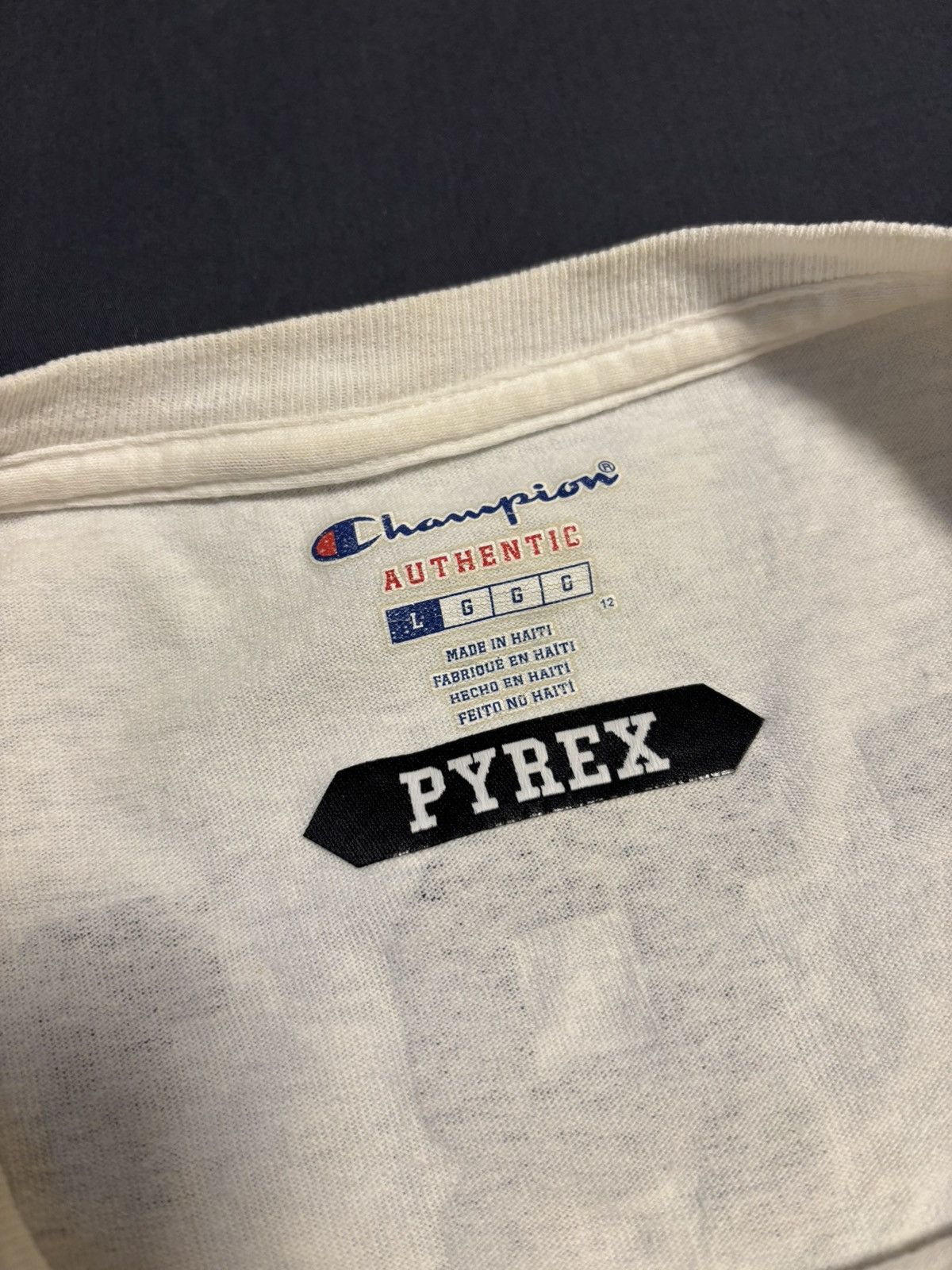 Pyrex Vision Vintage Pyrex Vision Champion T-Shirt Size US L / EU 52-54 / 3 - 4 Thumbnail