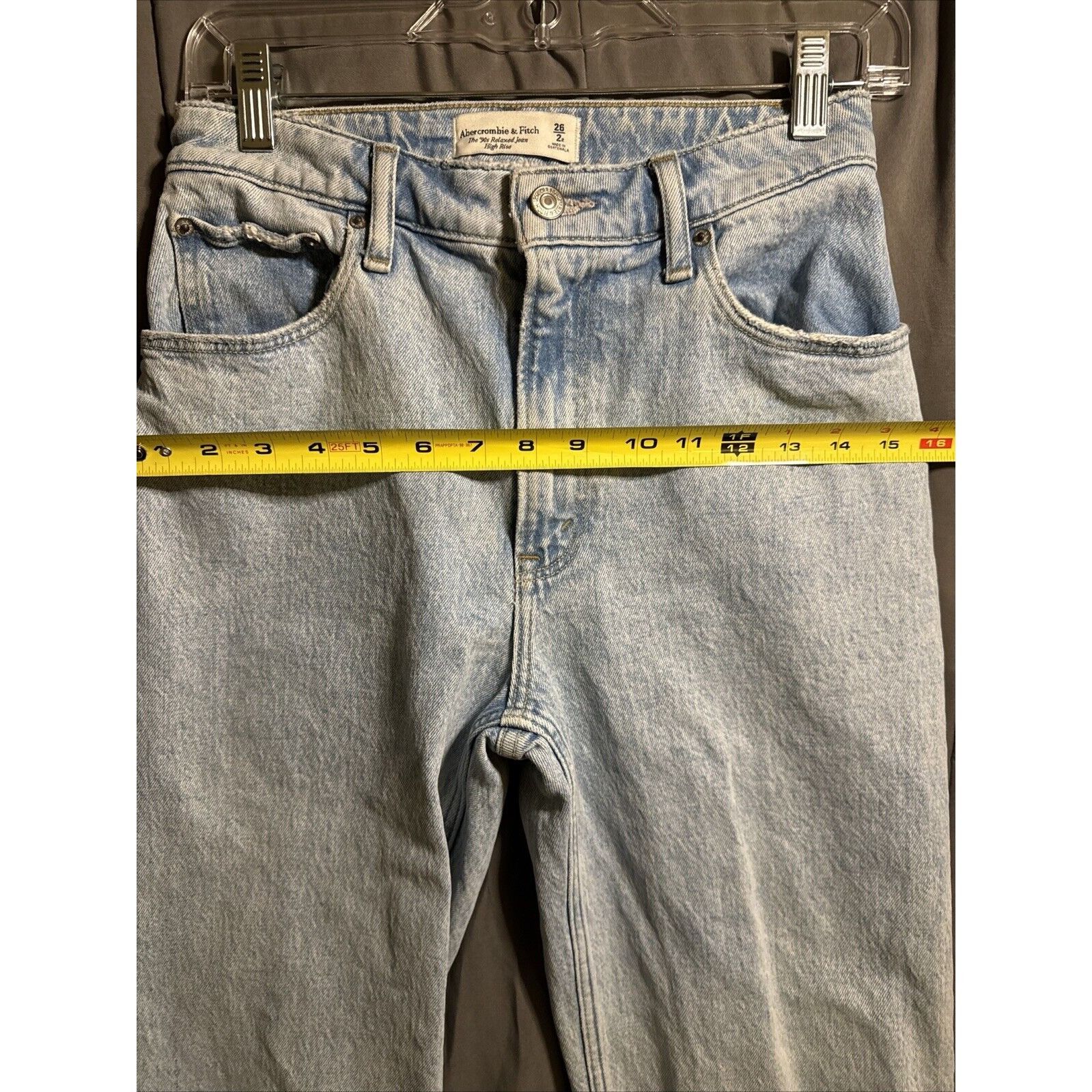 Abercrombie & Fitch Abercrombie Fitch Womens 26/2 Jean The 90s Relaxed High Rise Size 26" / US 2 / IT 38 - 13 Thumbnail