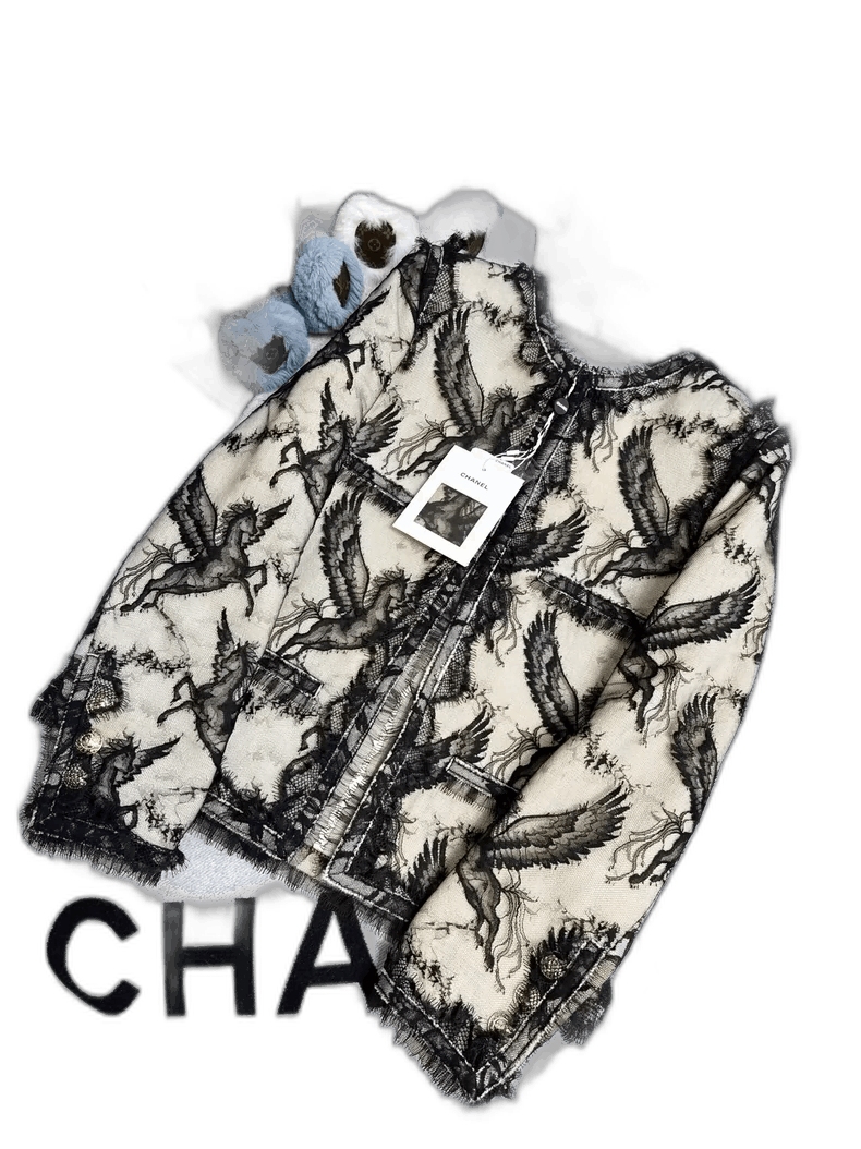 Chanel Chanel Black Lace Equestrian Jacket Size 40 Size L / US 10 / IT 46 - 1 Thumbnail