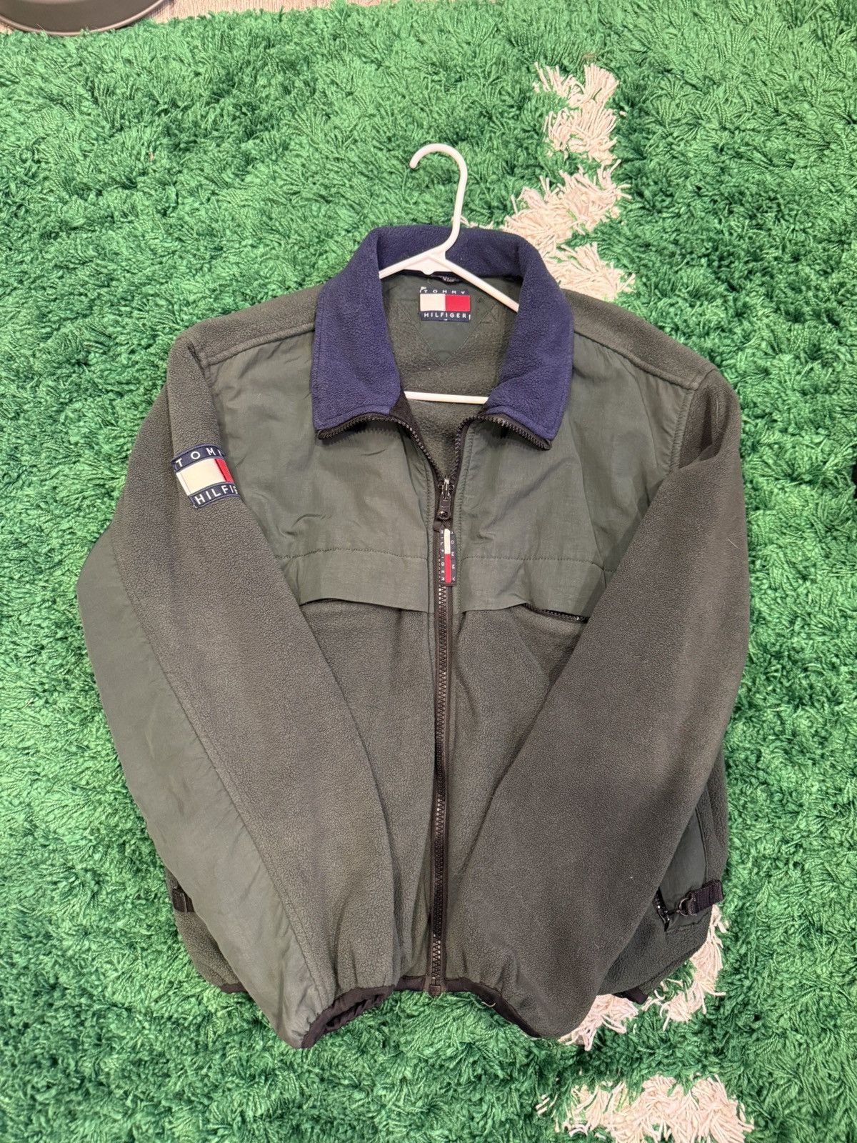 Tommy Hilfiger Vintage Tommy Hilfiger Green Jacket Size US M / EU 48-50 / 2 - 1 Thumbnail