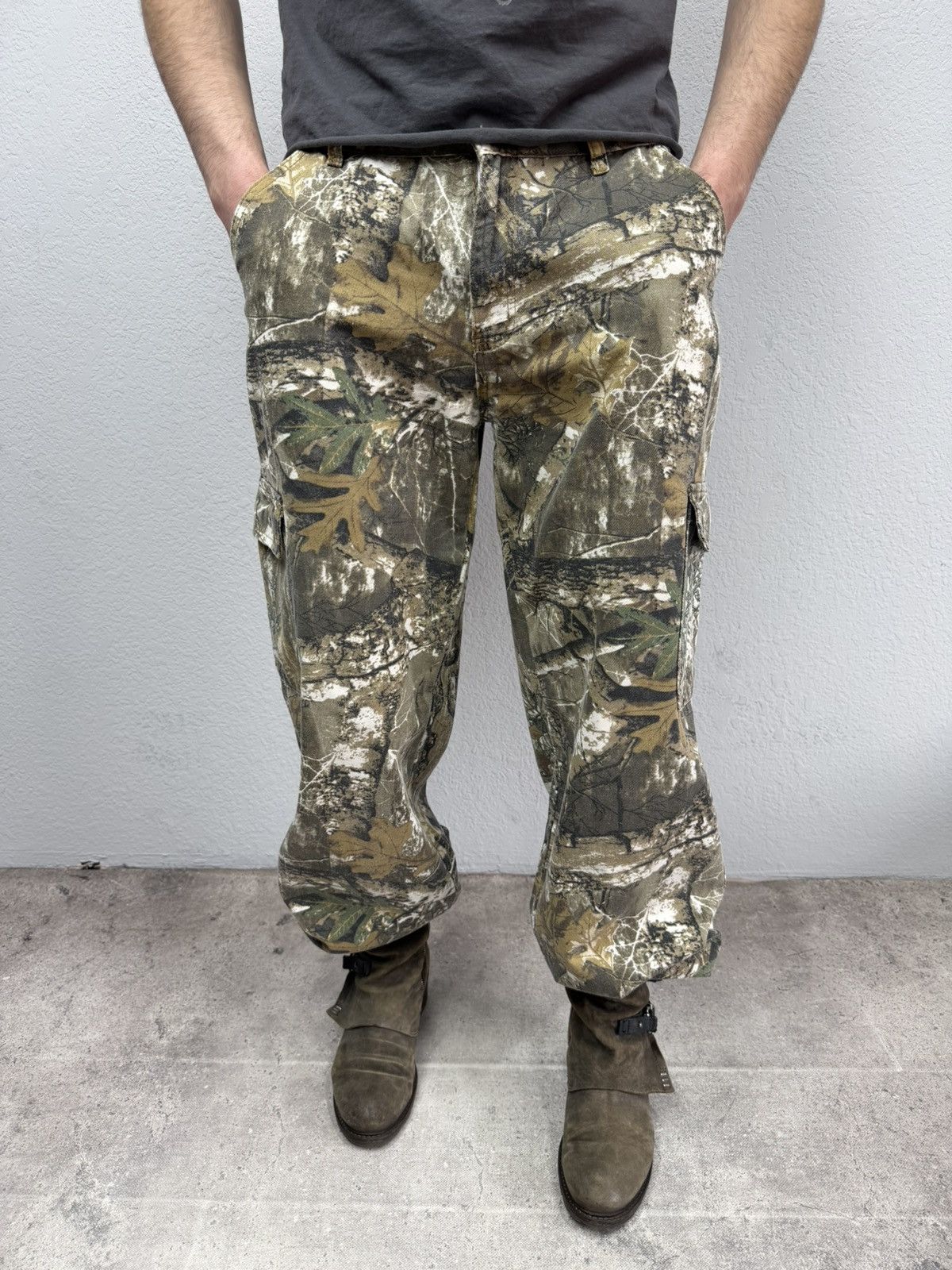 If Six Was Nine Vintage Real Tree Cargo Pants Y2K Balenciaga Style Rare Size US 32 / EU 48 - 1 Thumbnail
