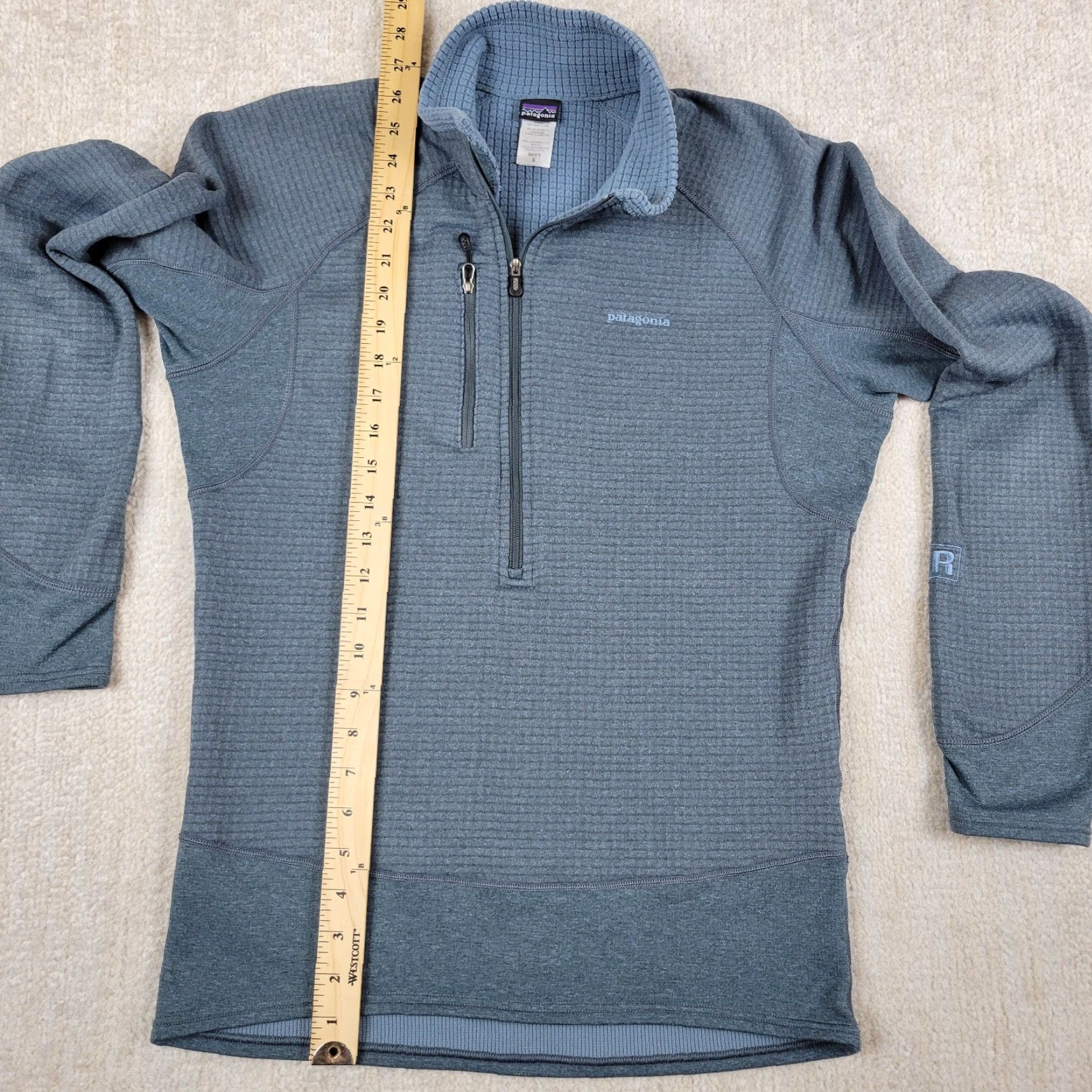 Patagonia Patagonia R2 Fleece Jacket Mens S Gray Thermal Full Zip Hiking Windbreaker Casual Travel Workwear Size US S / EU 44-46 / 1 - 5 Thumbnail