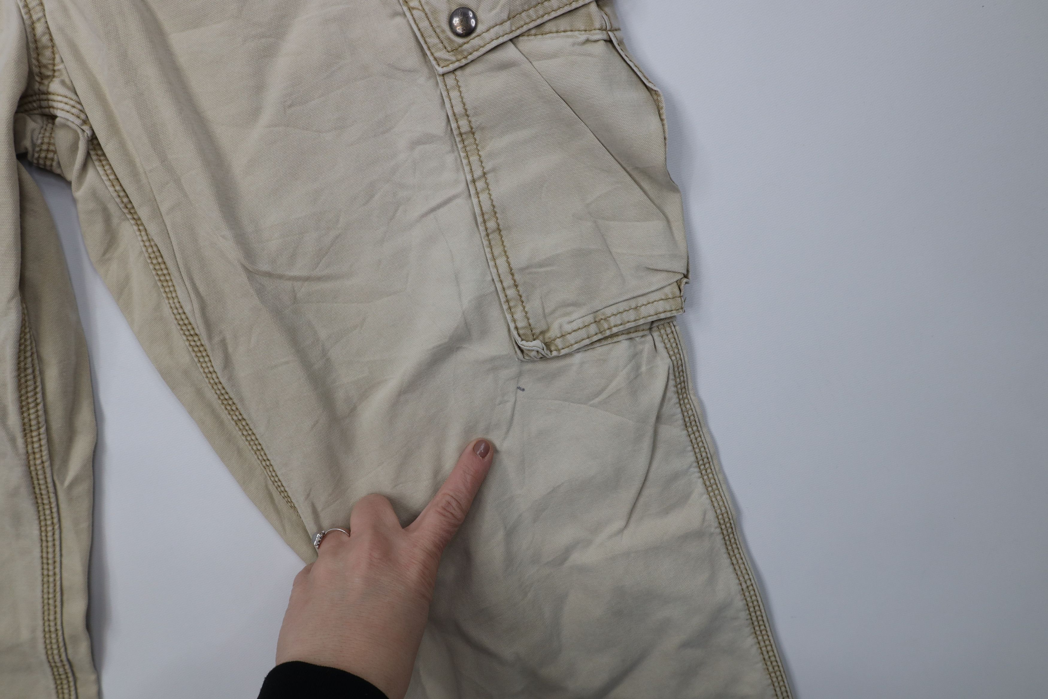 Carhartt Vintage Y2K Carhartt Relaxed Fit Wide Leg Cargo Pants Size US 38 / EU 54 - 5 Thumbnail