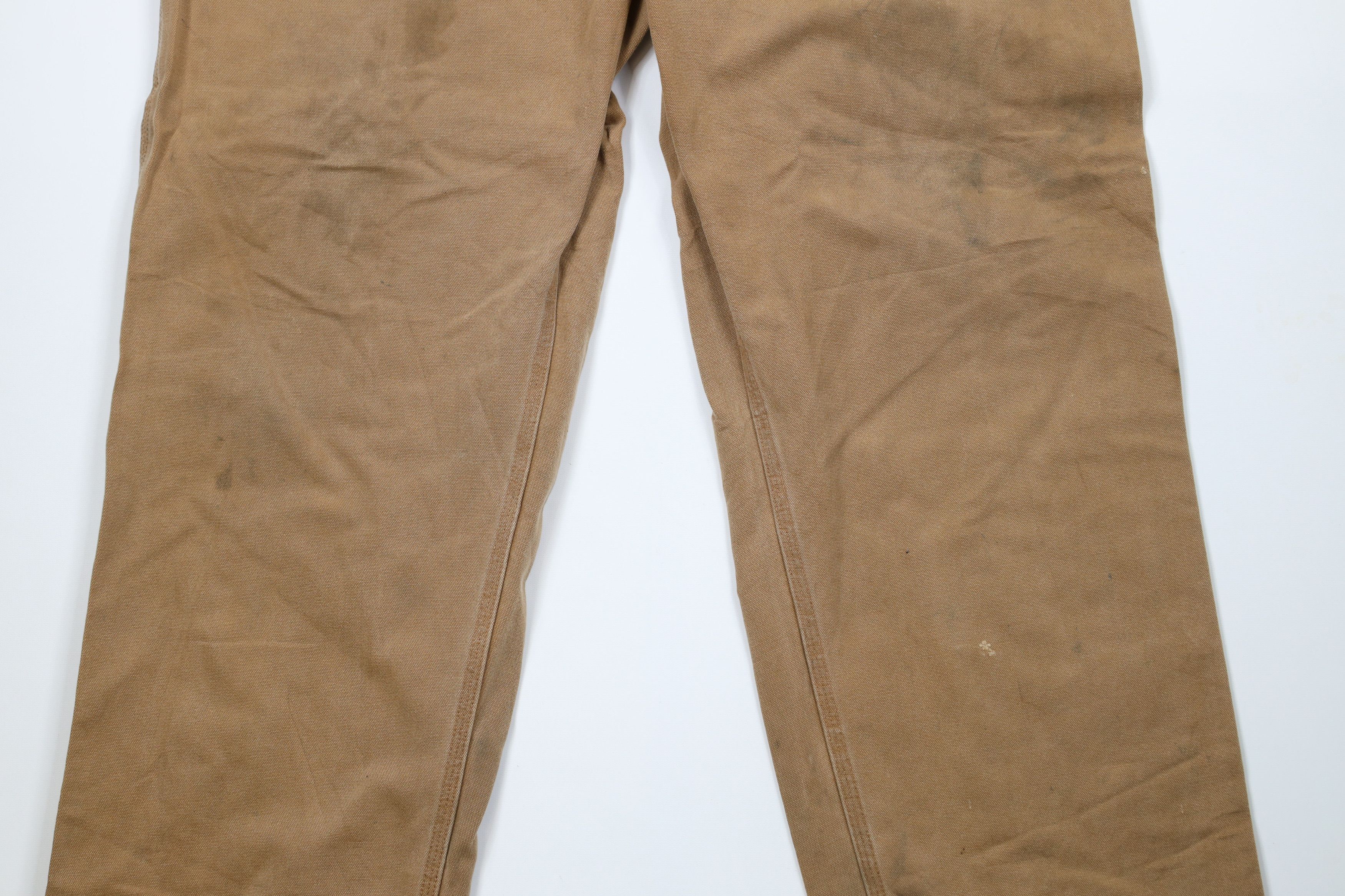 Carhartt × Vintage Vintage Carhartt Relaxed Fit Canvas Wide Leg Dungaree Pants Size US 42 / EU 58 - 3 Thumbnail