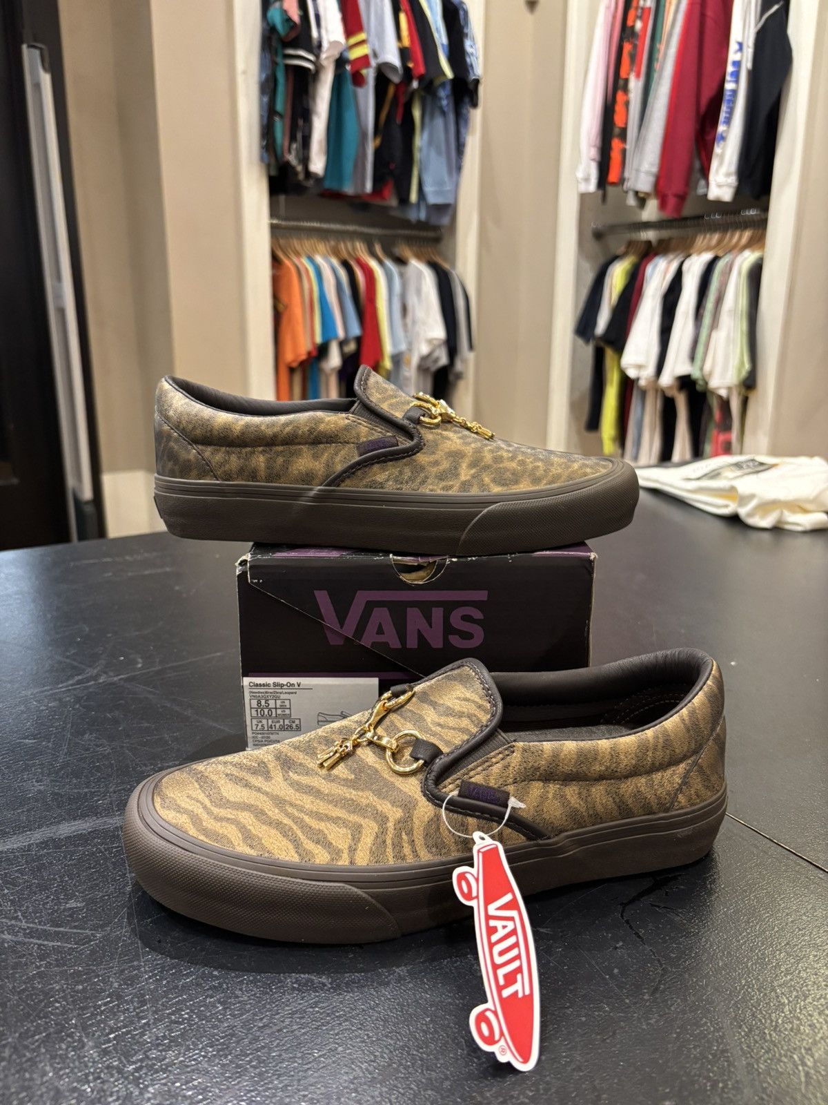 Needles × Vans Vans Vault X Needles Slip On Animal Print Size US 8.5 / EU 41-42 - 1 Thumbnail
