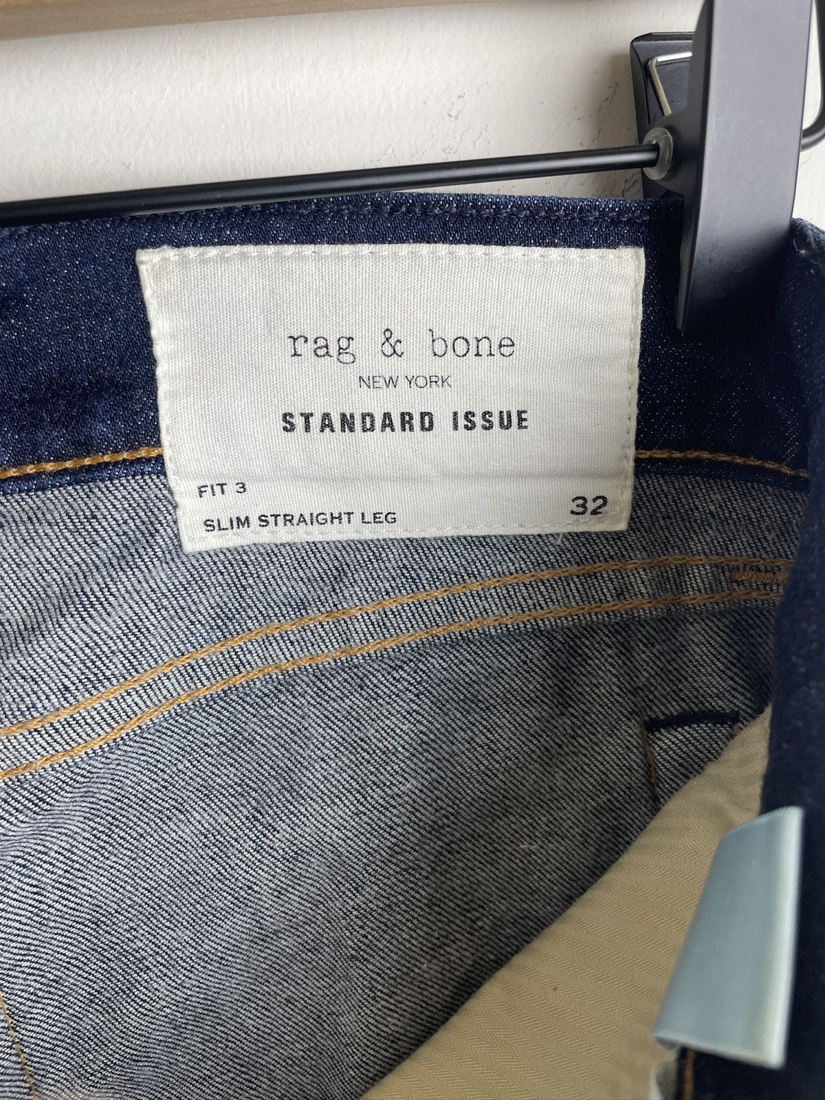 Rag & Bone Slim Straight Fit 3 Heritage Wash Size US 32 / EU 48 - 6 Thumbnail