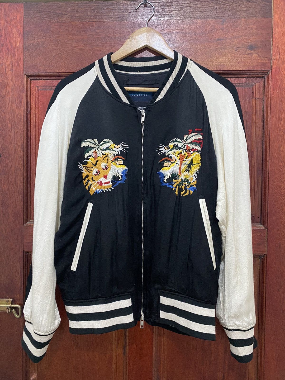 Sukajan Souvenir Jacket Doublet Embroidery Sukajan Souvenir Satin Jacket  Rare Design | Grailed