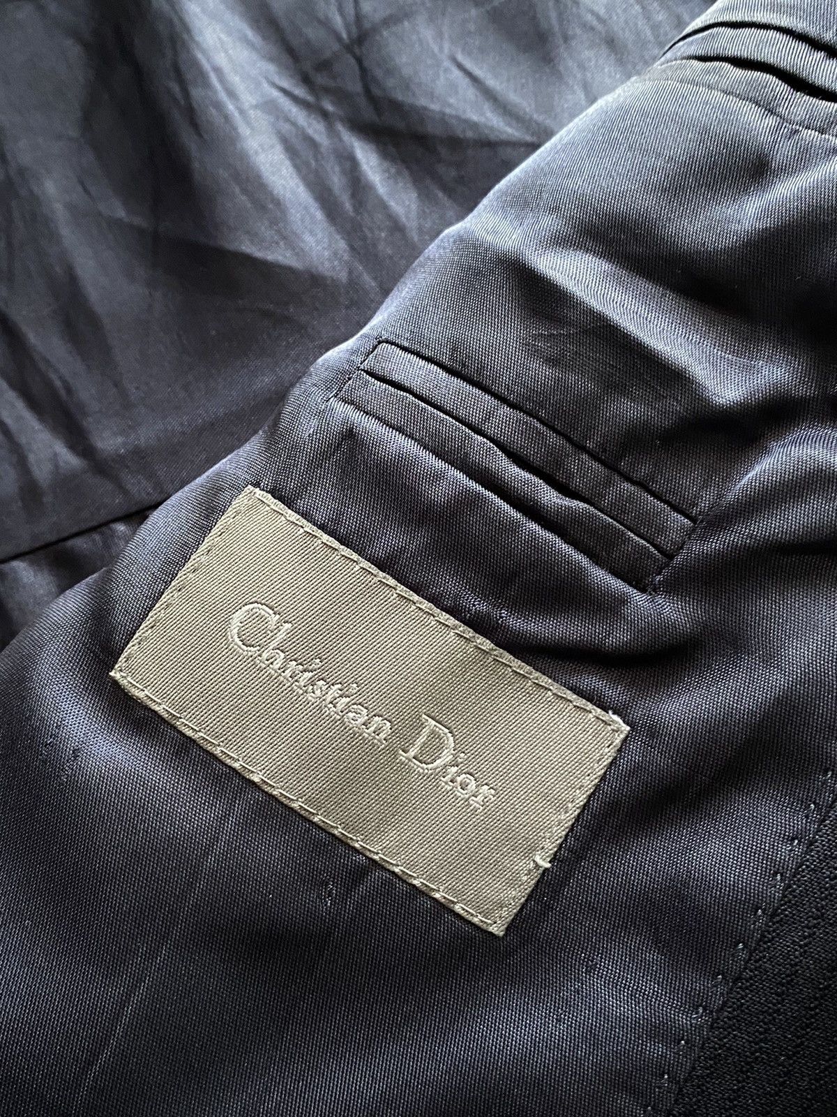 Christian Dior Monsieur 🚨Christian Dior Fine wool s’120 Blazer Vintage 00s 100% Lana Size 54L - 9 Thumbnail