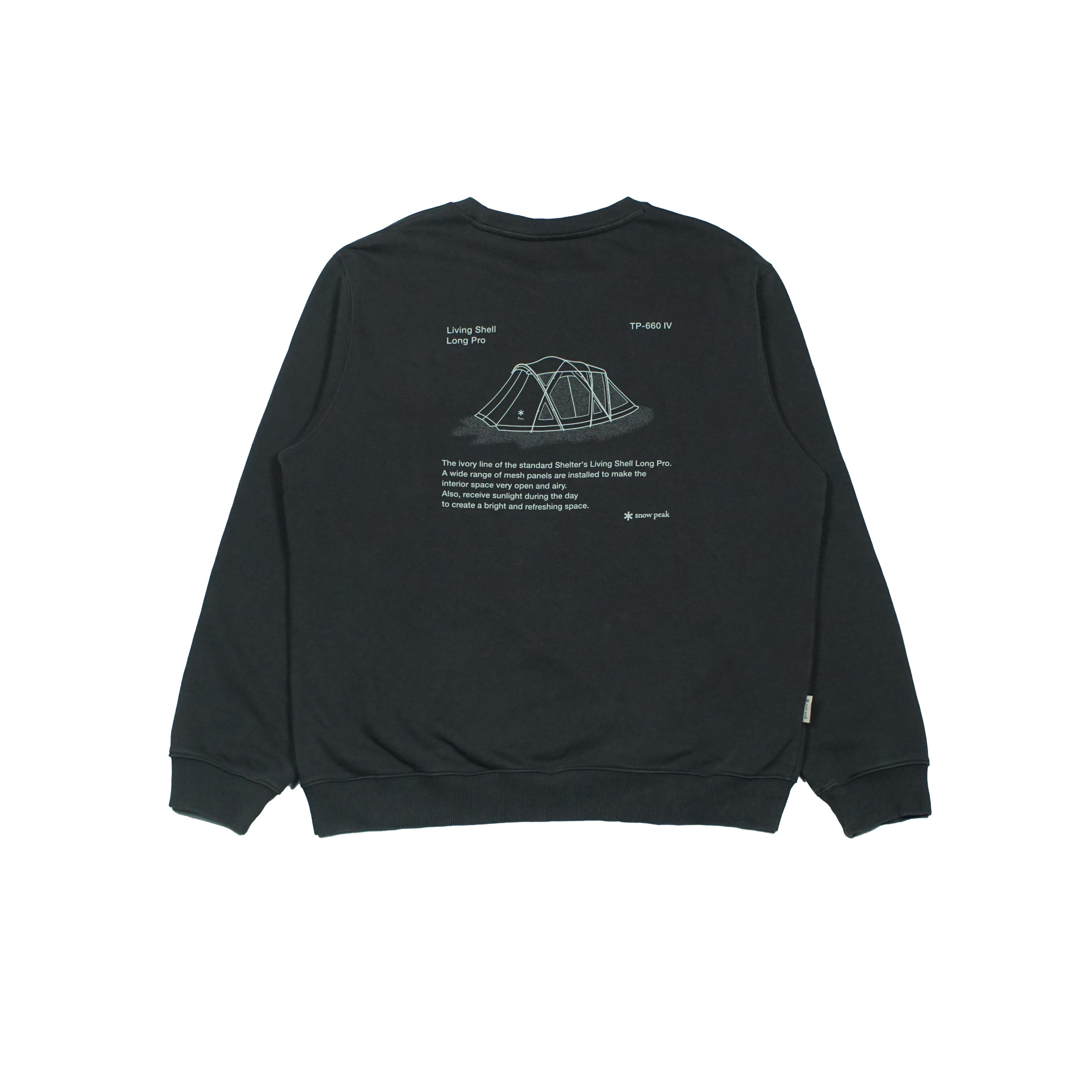 Snow Peak *NoTariff Snow Peak Charcoal Crew Sweatshirt Size US XL / EU 56 / 4 - 1 Thumbnail