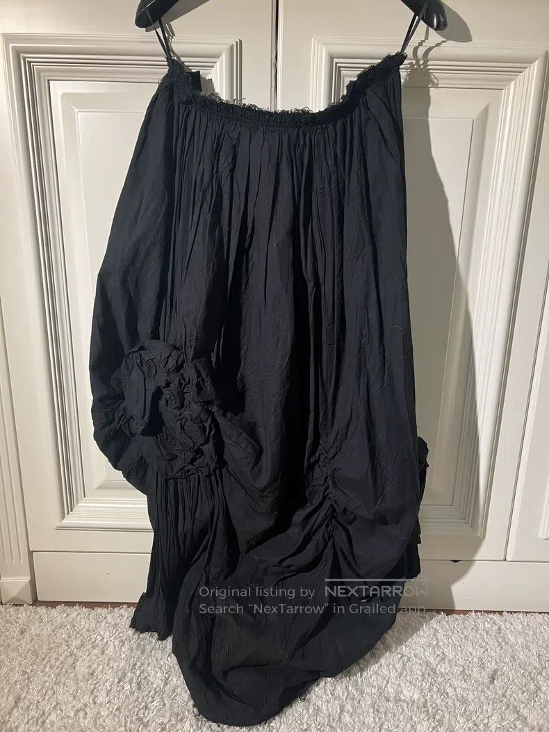 Comme des Garcons Comme Des Garcons size M Rose skirt, black, size M Size 22" - 2 Thumbnail