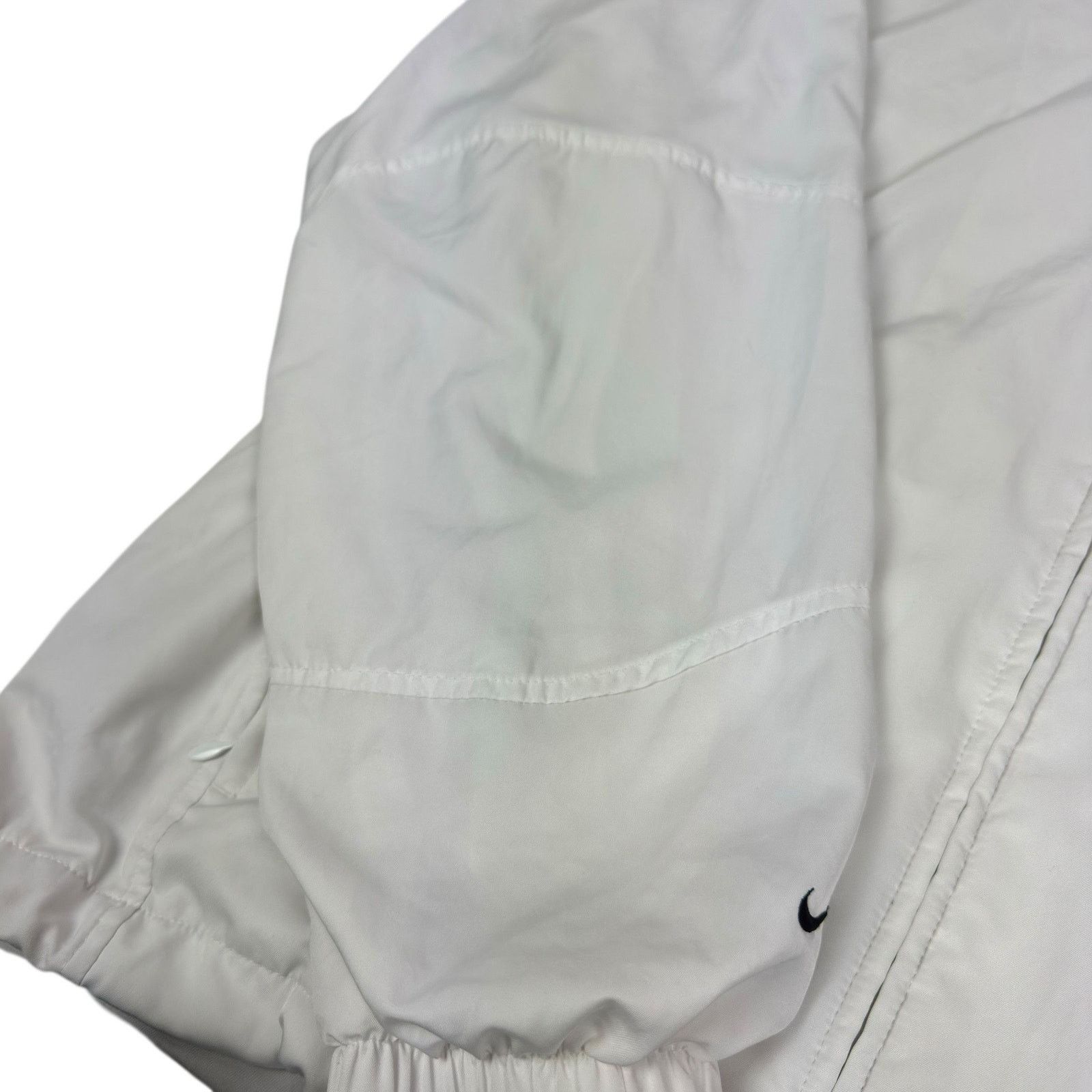 Japanese Brand × Nike × Vintage Nike Womens White Full Zip Pockets Active Sport Jacket Large Size L / US 10 / IT 46 - 5 Thumbnail