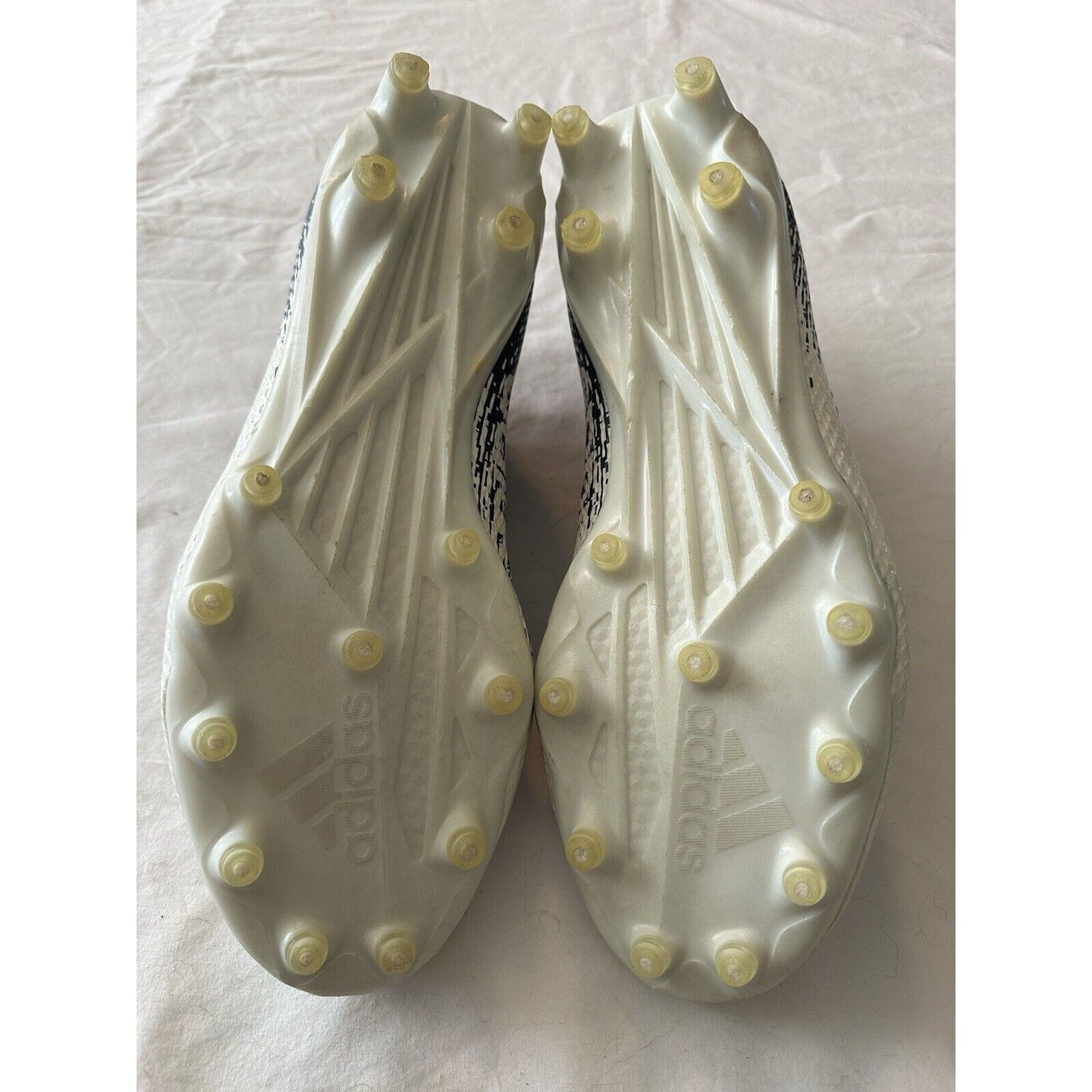 Adidas ADIDAS Adizero Scorch Football Cleats sz 11.5 White/ Blue Size US 11.5 / EU 44-45 - 7 Thumbnail