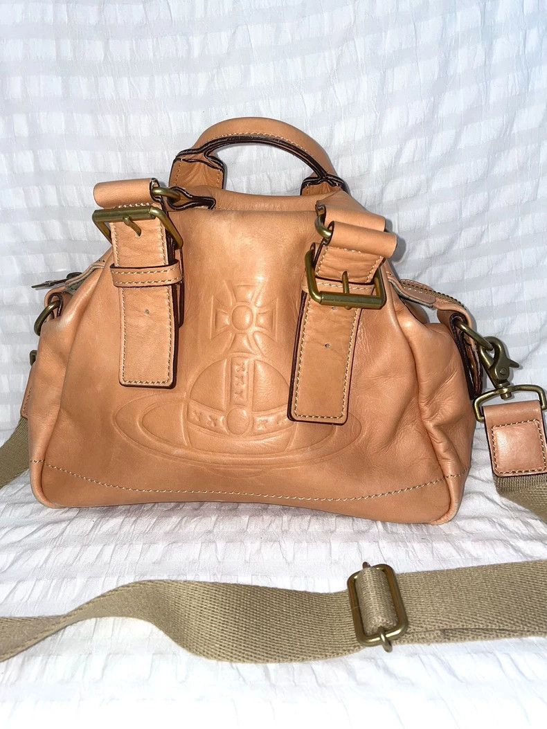 Vivienne Westwood Vivienne Westwood Kacice Bowling Postman Leather Shoulder Size ONE SIZE - 2 Thumbnail