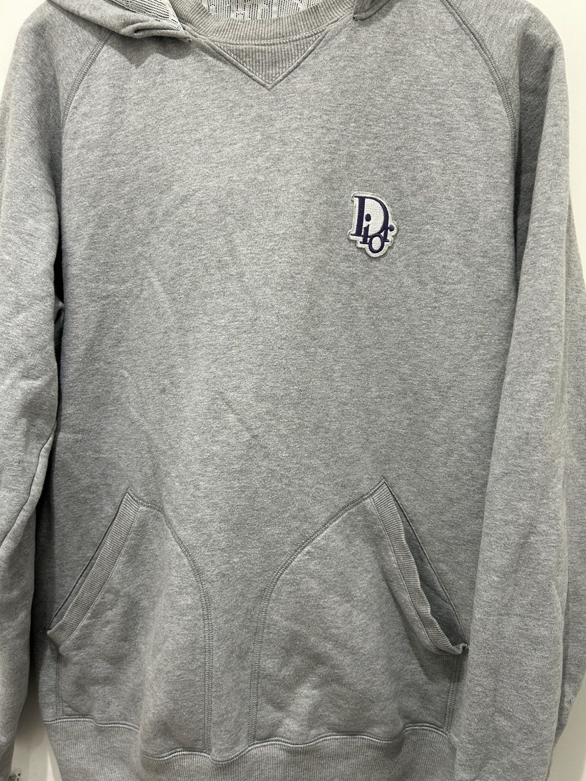 Dior Dior Grey Hoodie Purple logo Size US M / EU 48-50 / 2 - 7 Thumbnail