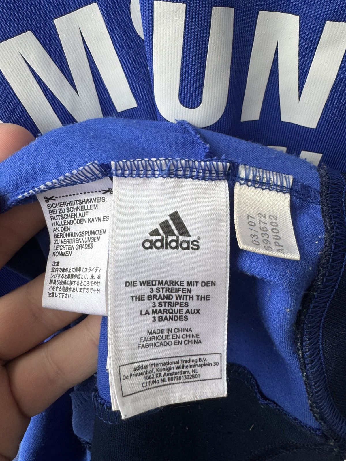 Adidas Adidas Chelsea Formotion 2006/2007 Player Issue Jersey Size US M / EU 48-50 / 2 - 21 Thumbnail