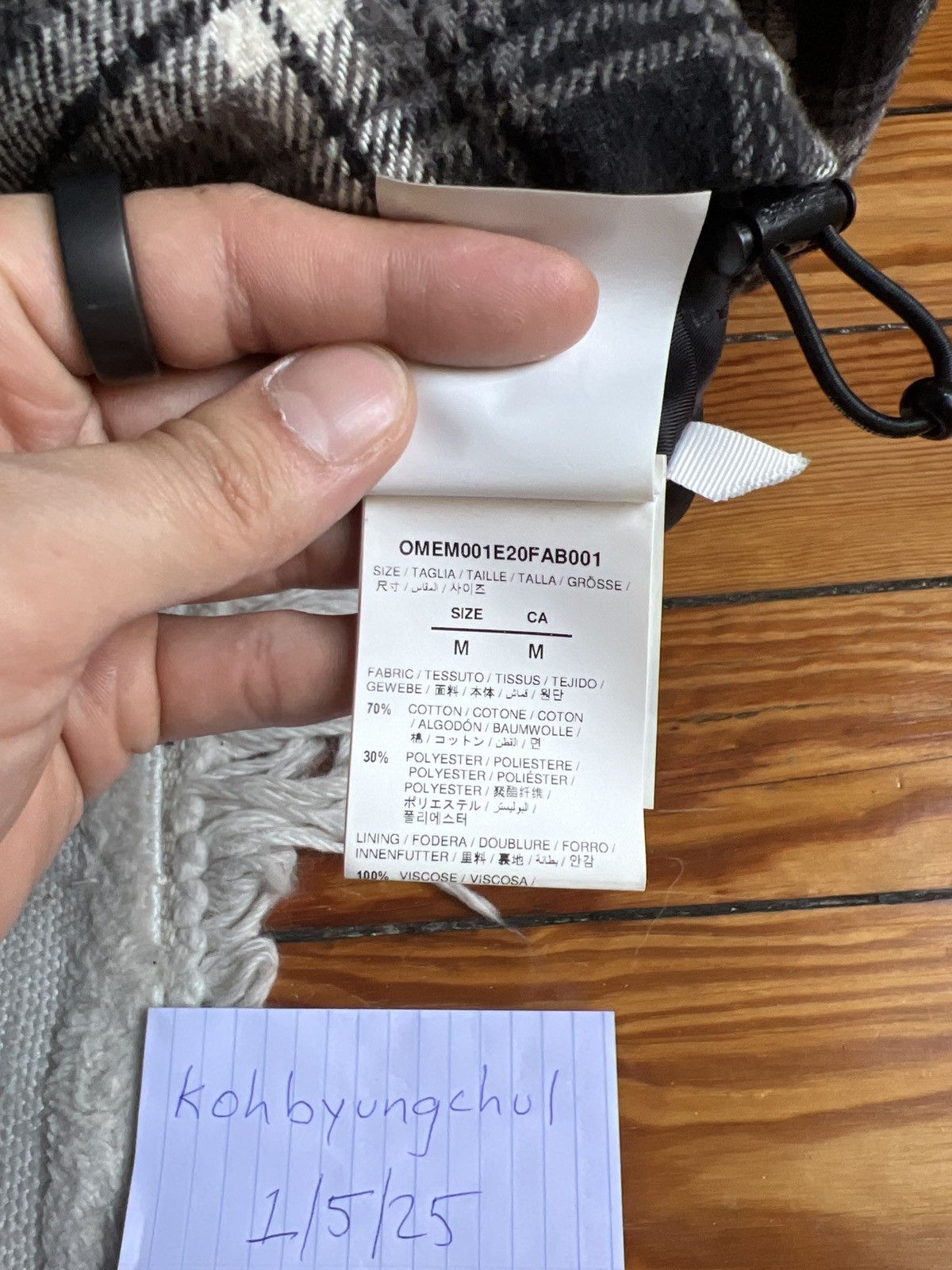 Off-White Off White Stencil Checked Shirt Jacket Size US M / EU 48-50 / 2 - 7 Thumbnail