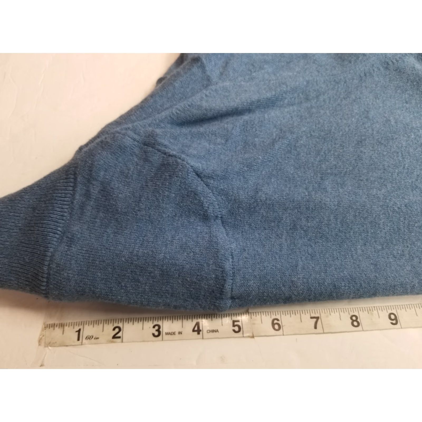 Nordstrom Nordstrom Pullover Sweater 1/4 Zip Men XL Blue Cashmere Cotton Long Sleeve Casual Knit Logo Regular Pullover Winter Fall Golf Label: Nordstrom Size US XL / EU 56 / 4 - 5 Thumbnail