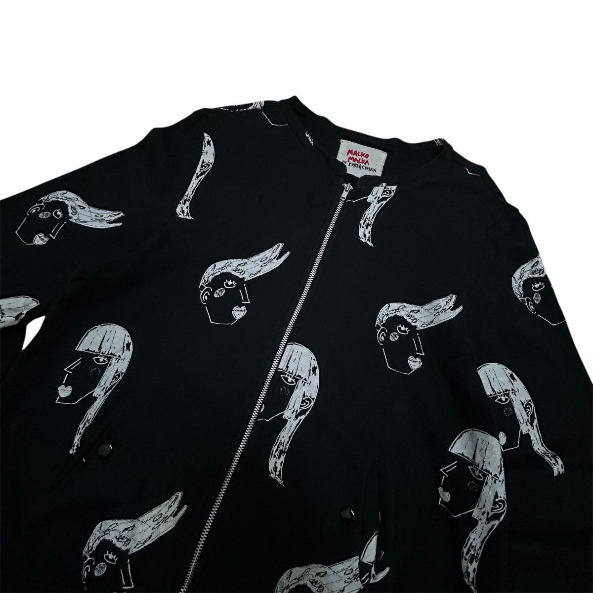Japanese Brand Vintage Japanese Malko Malka by Yuri&Chika Zipped Sweatshirt Size US M / EU 48-50 / 2 - 4 Thumbnail