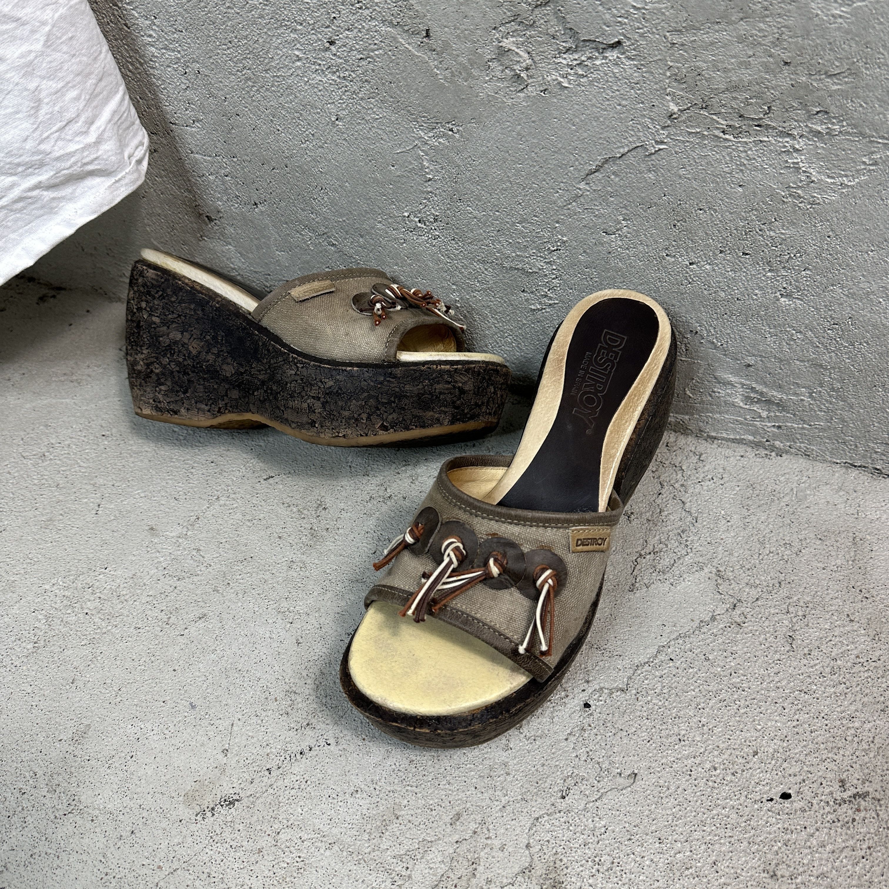 Vintage Vintage 90s El Dantes Platform Size US 7 / IT 37 - 1 Thumbnail