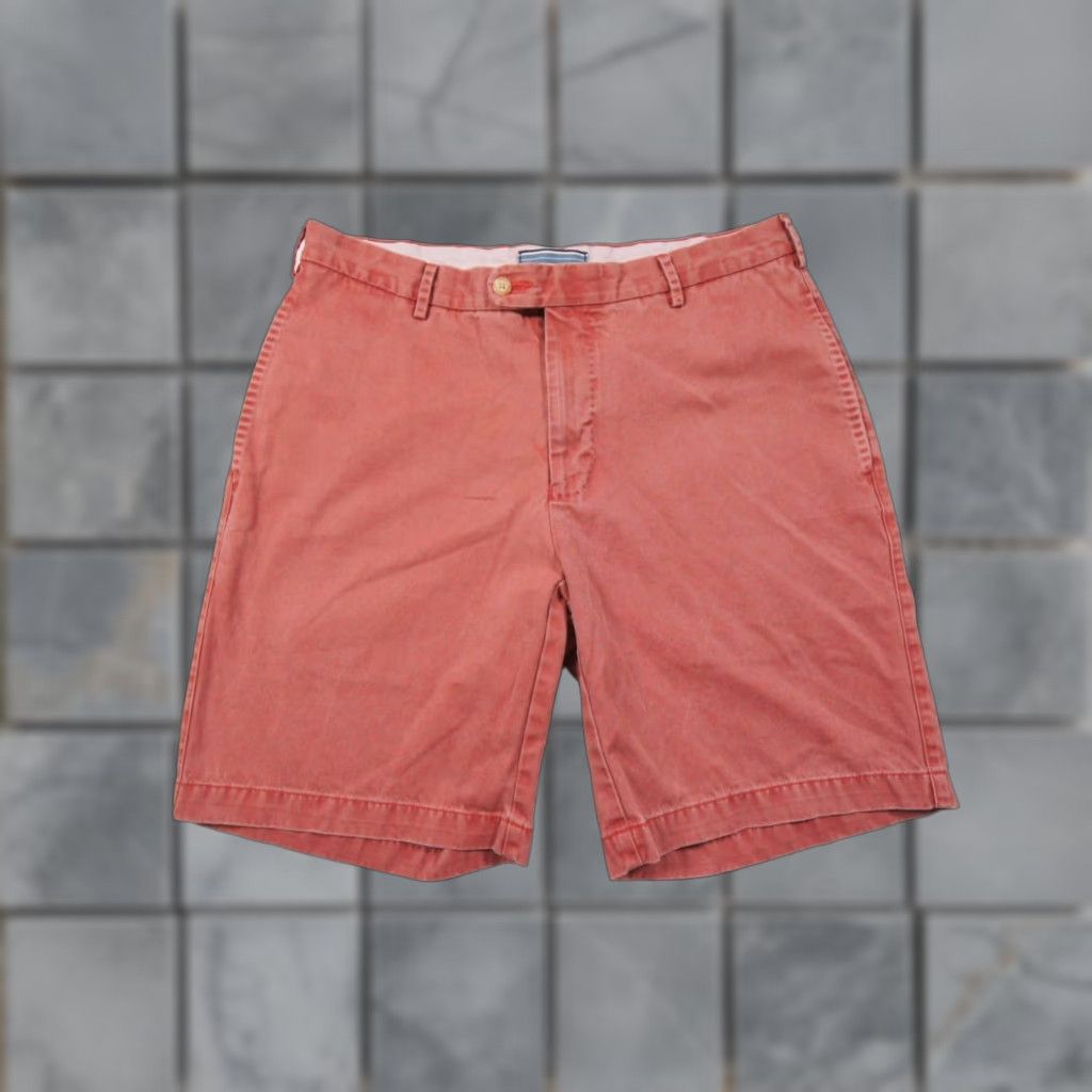 Peter Millar Peter Millar Chino Shorts 34" Pink Flat Front Casual Preppy Mens Size US 34 / EU 50 - 1 Thumbnail