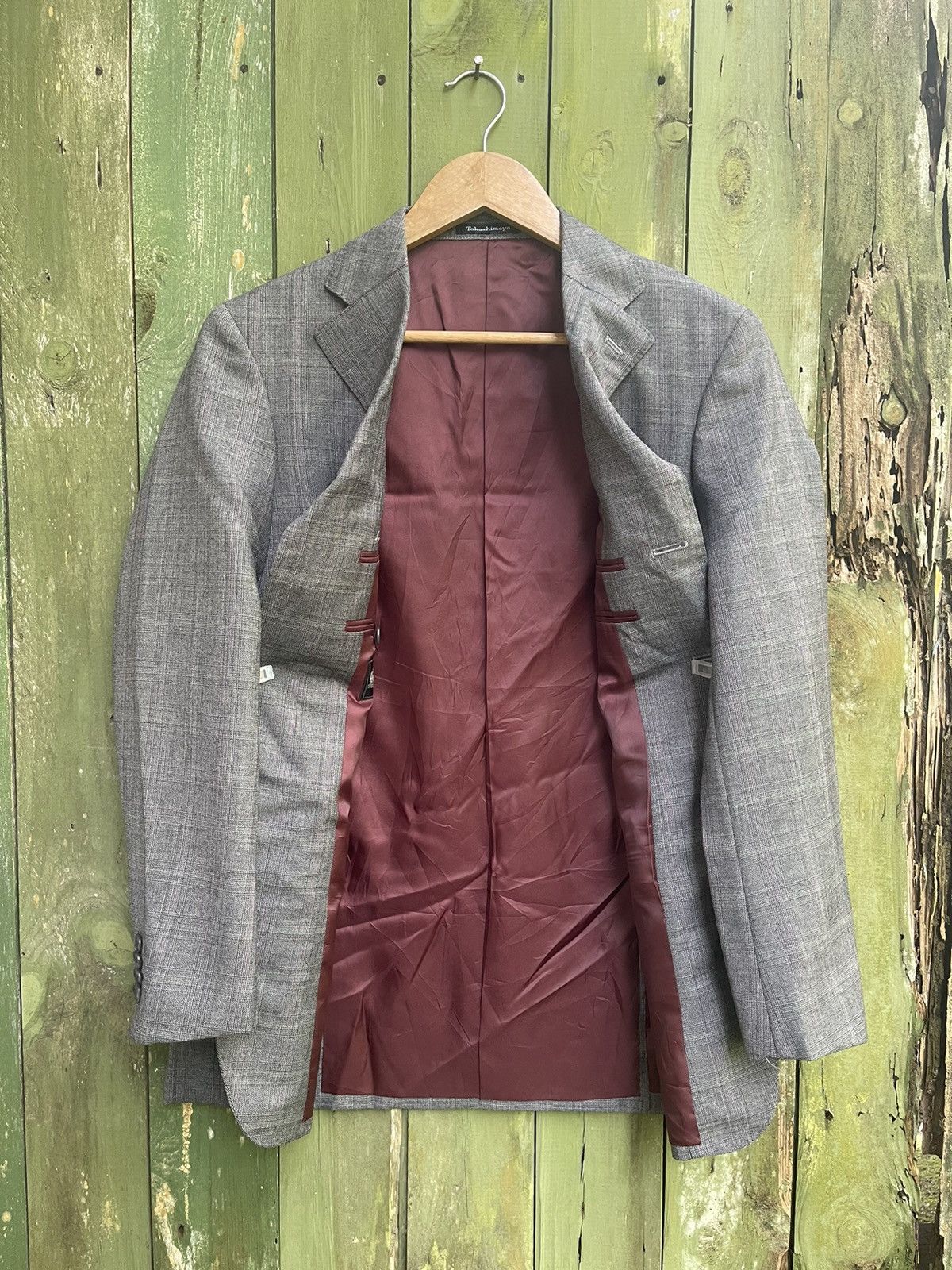 Guy Laroche × Japanese Brand × Vintage Vintage Guy Laroche Grey Wool Blazer Made in Japan (90s Era) Size 38R - 9 Thumbnail