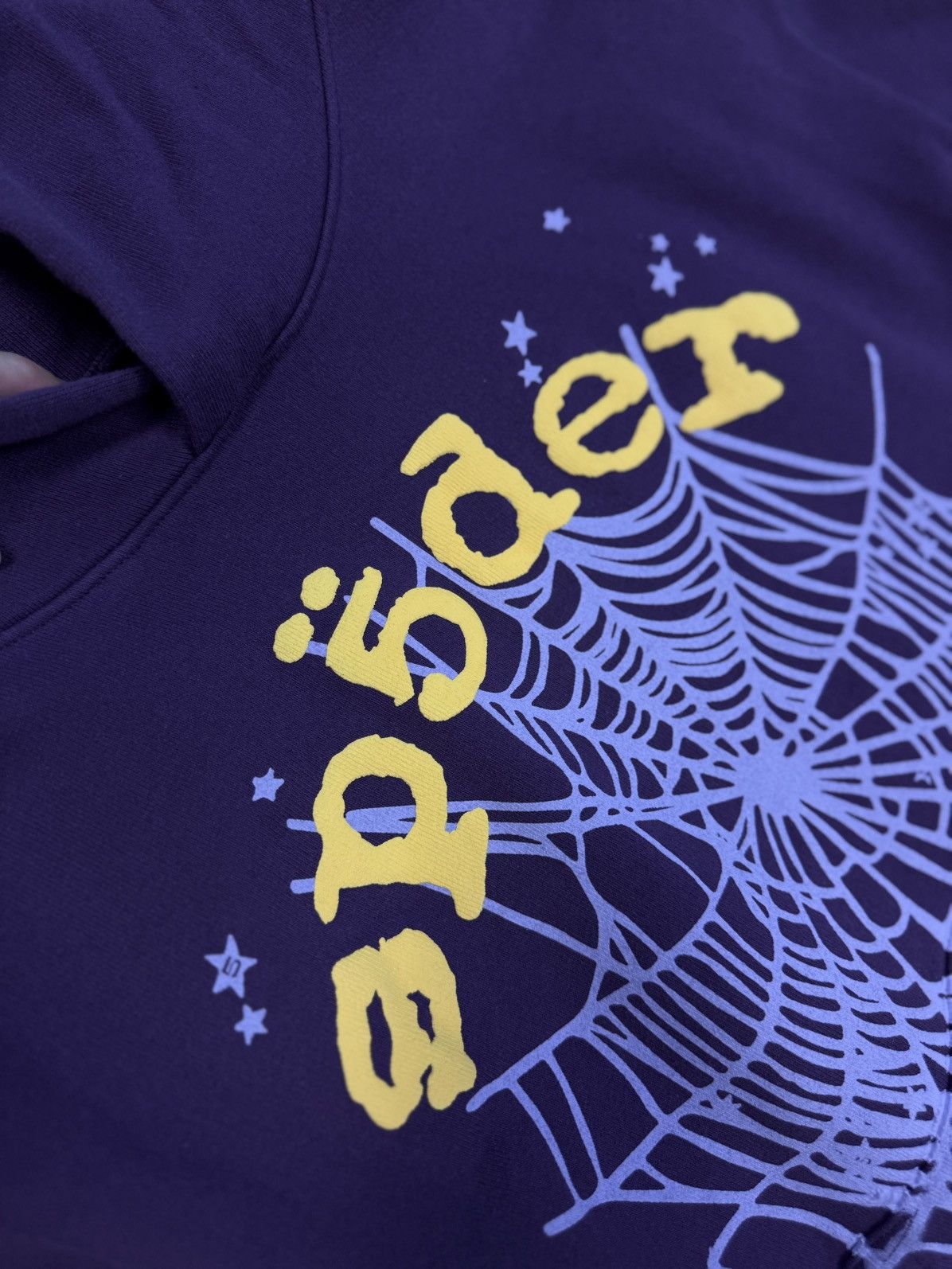 Sp5der Sp5der Worldwide Purple Hoodie Size Small (NEW) Size US S / EU 44-46 / 1 - 4 Thumbnail