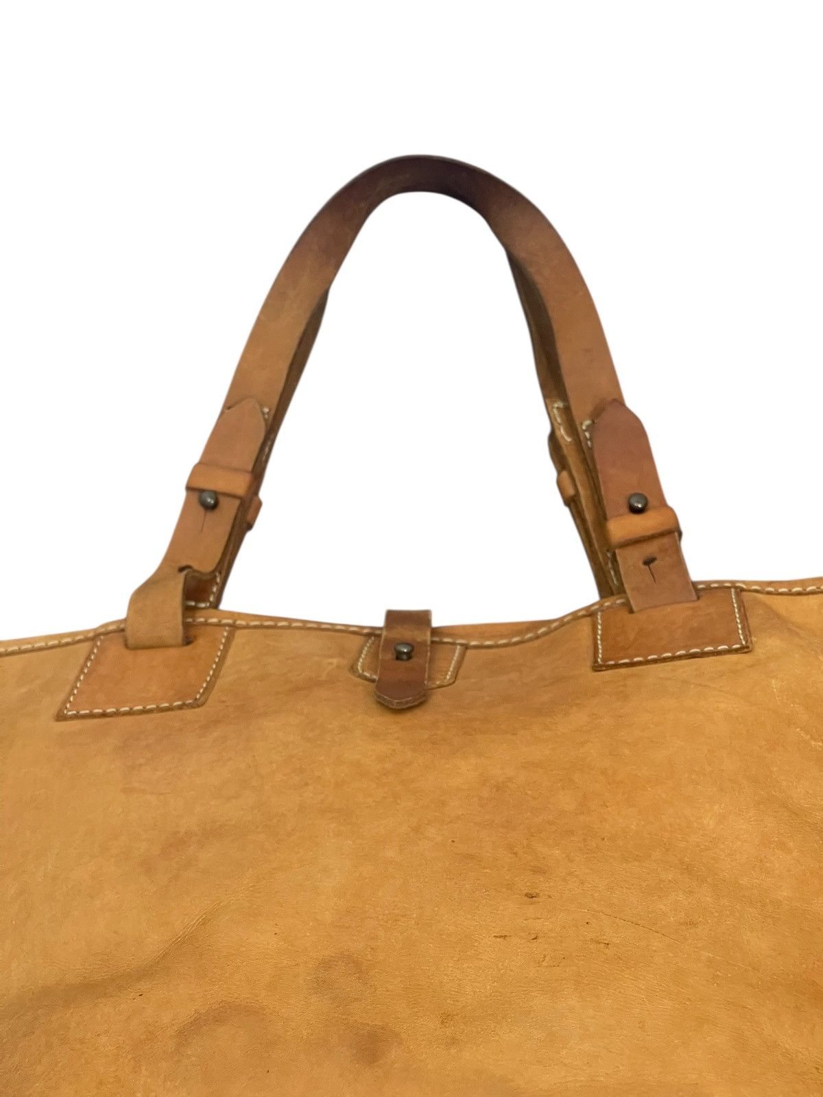 Genuine Leather Full Leather Beauty Patina Peaks Peak Japan Tote Bag 2🟩1 Size ONE SIZE - 10 Thumbnail