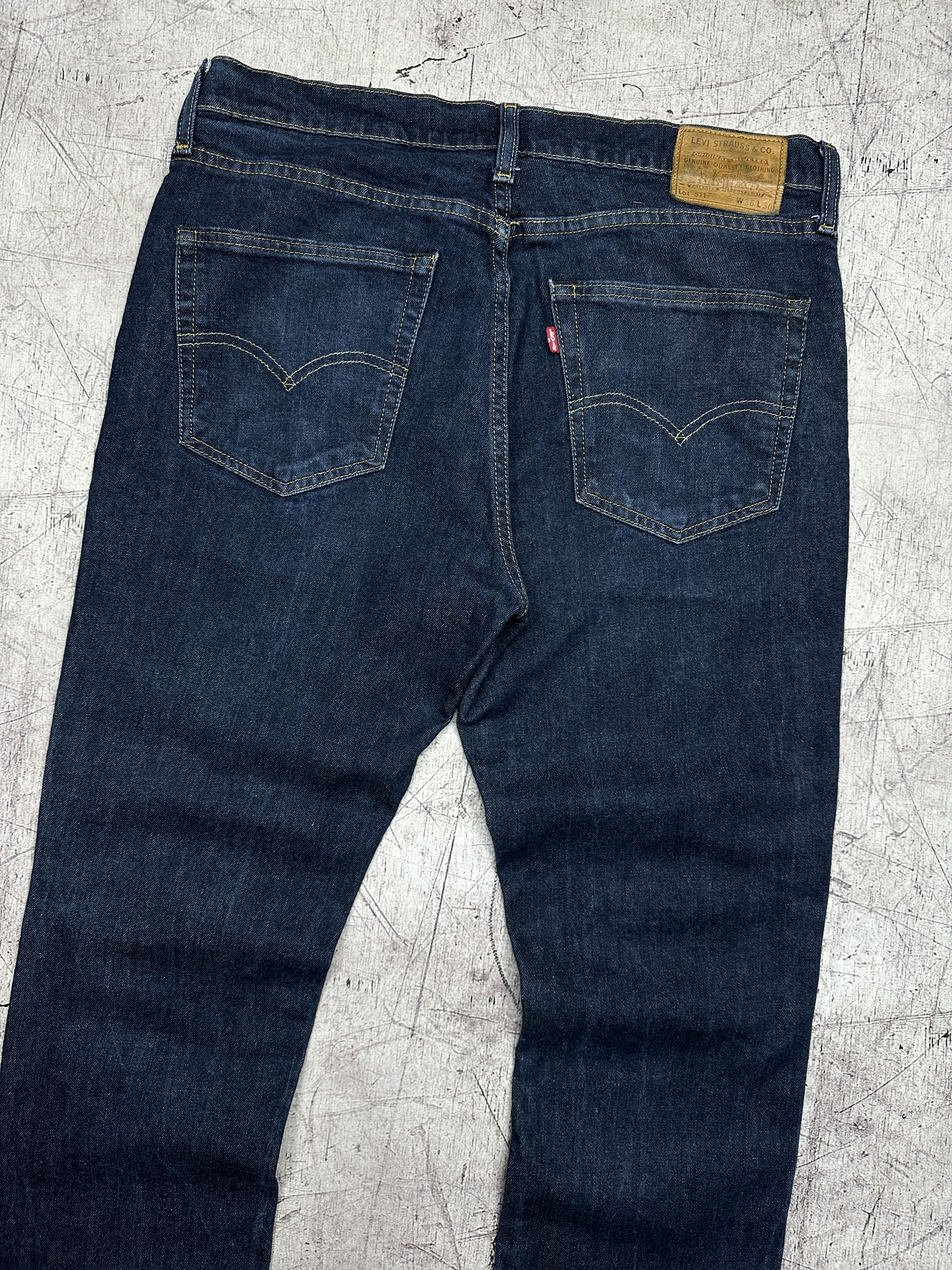 Levi's Levi's 511 Mens Premium Denim Pants Big E Jeans Size 36 x 30 Size US 36 / EU 52 - 2 Thumbnail