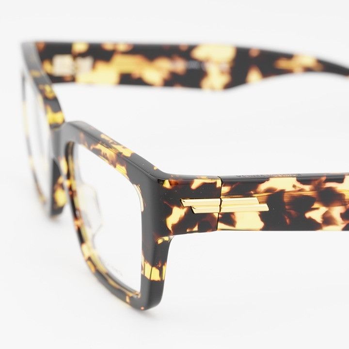 Bottega Veneta Bottega Veneta BV1153O 006 Eyeglasses Havana 51mm Square Size ONE SIZE - 10 Thumbnail