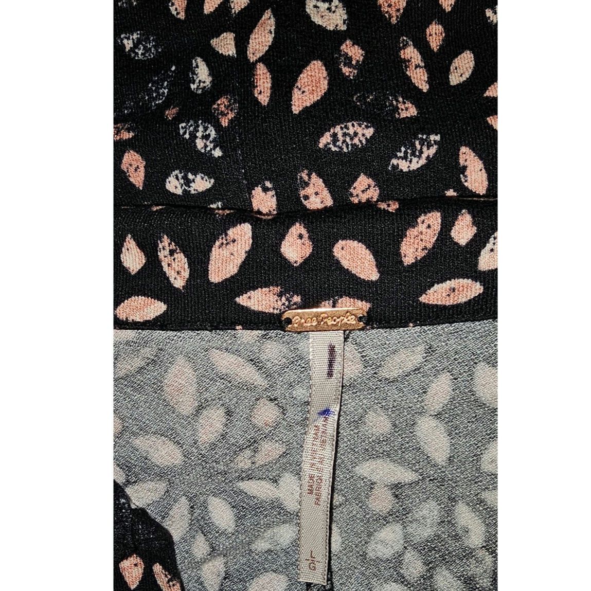Free People New Free People Shayla Wrap Midi Dress $128 LARGE V-Neck Size L / US 10 / IT 46 - 6 Thumbnail