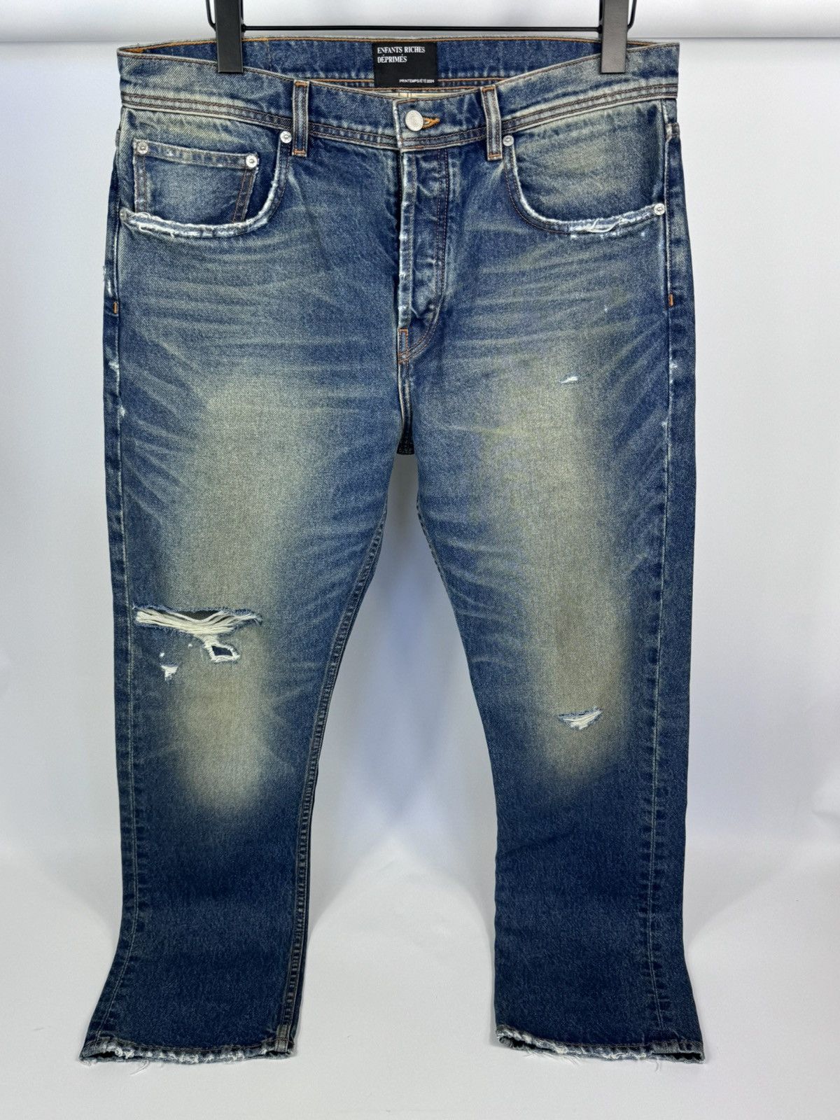 Enfants Riches Deprimes DISTRESSED DENIM JEANS Size US 34 / EU 50 - 1 Thumbnail
