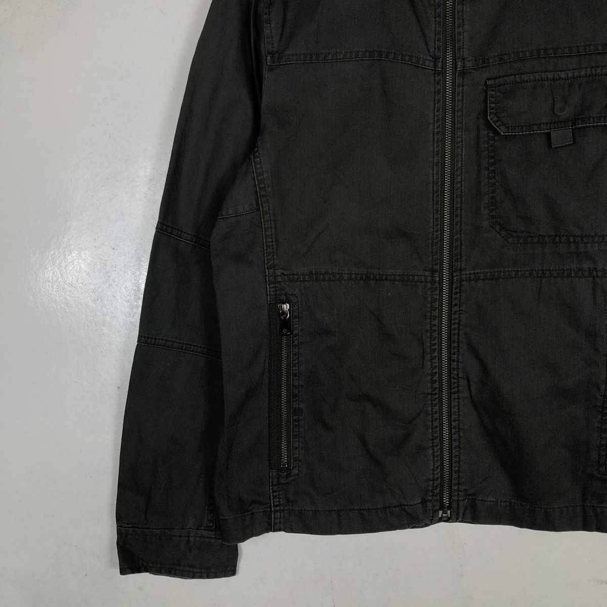 Japanese Brand 📌VINTAGE BIKER JACKET CHORE MILITARY UNIQLO ISSEY MIYAKE Size US M / EU 48-50 / 2 - 6 Thumbnail
