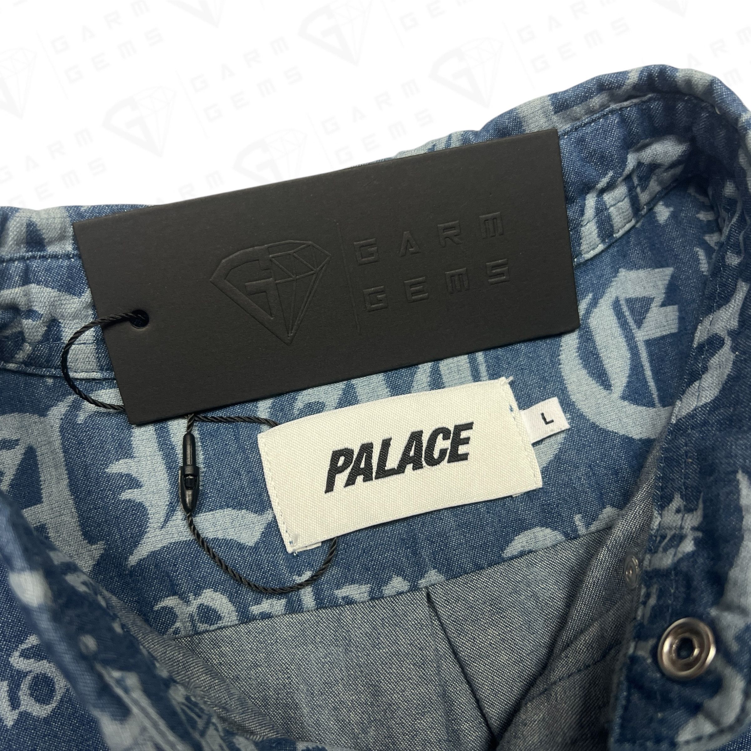 Palace Palace Ye Olde But A Goldie Button Up Long Sleeve Shirt Size US L / EU 52-54 / 3 - 3 Thumbnail