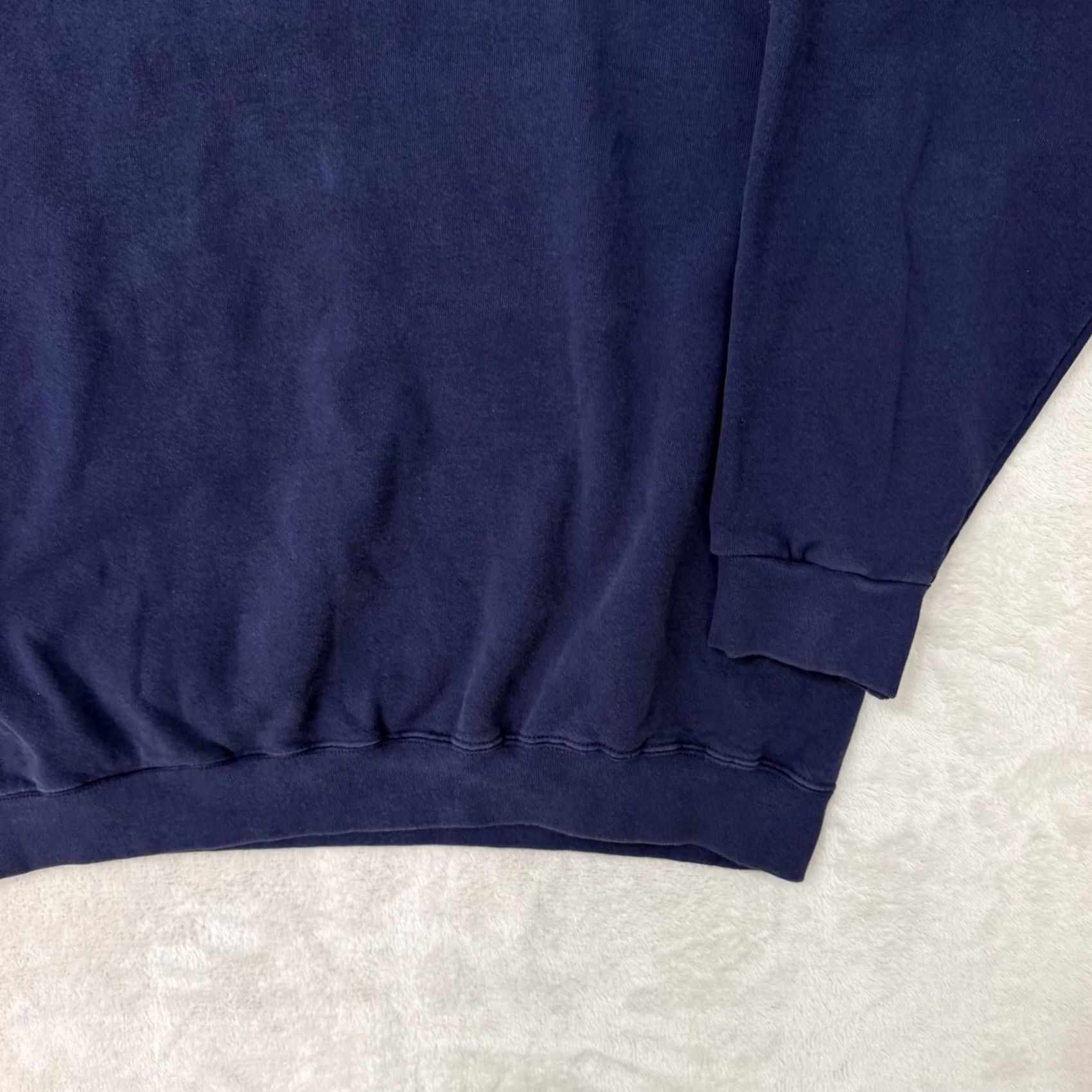 Nike VINTAGE Nike Sweatshirt Mens XL Blue Fleece Crewneck Pullover Swoosh Logo Size US XL / EU 56 / 4 - 5 Thumbnail