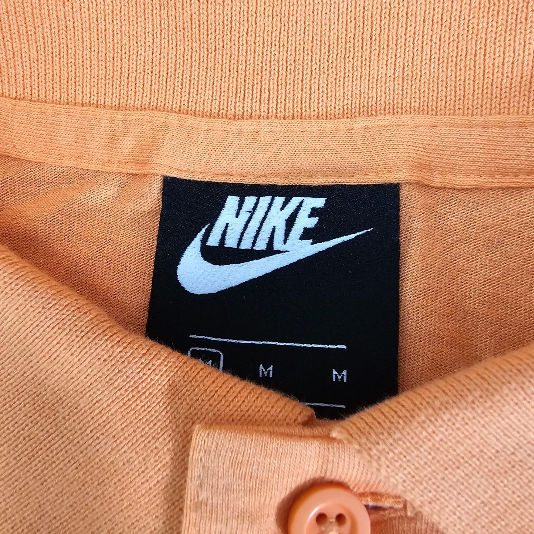 Nike Nike Polo Shirt Mens M Orange Cream Sportswear Swoosh Golf Preppy Vintage No Size US M / EU 48-50 / 2 - 3 Thumbnail