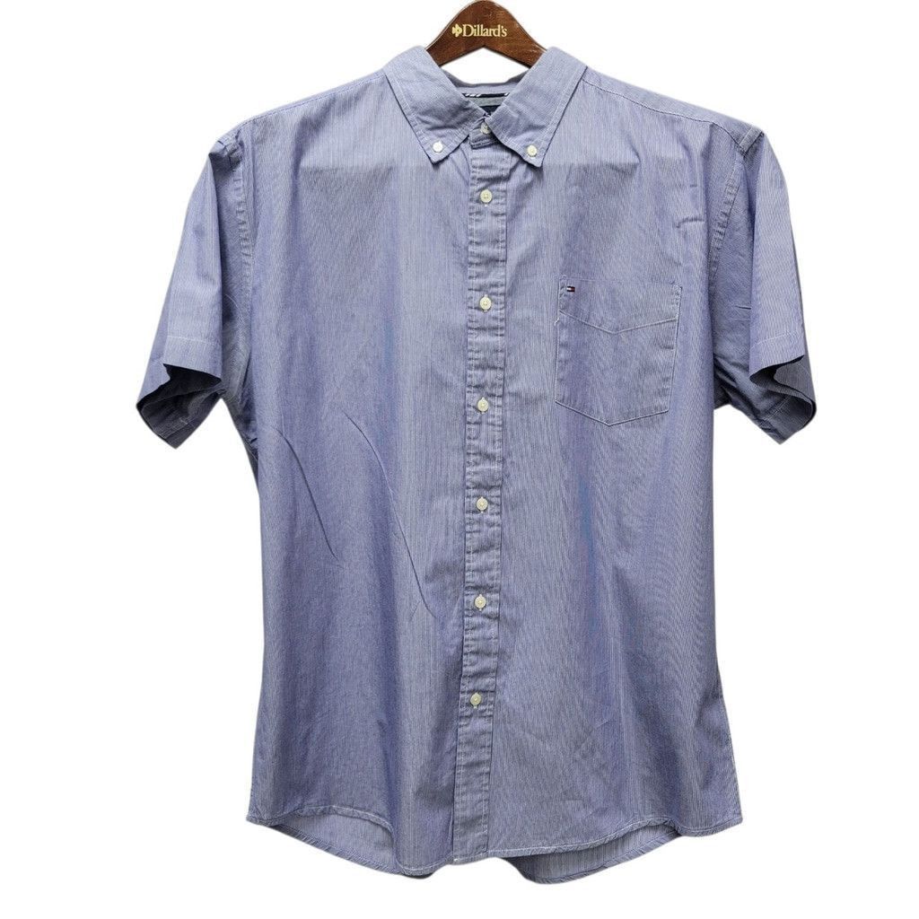 Tommy Hilfiger Tommy Hilfiger Button-Up Short-Sleeves Shirt Men's Size XL Size US XL / EU 56 / 4 - 1 Thumbnail
